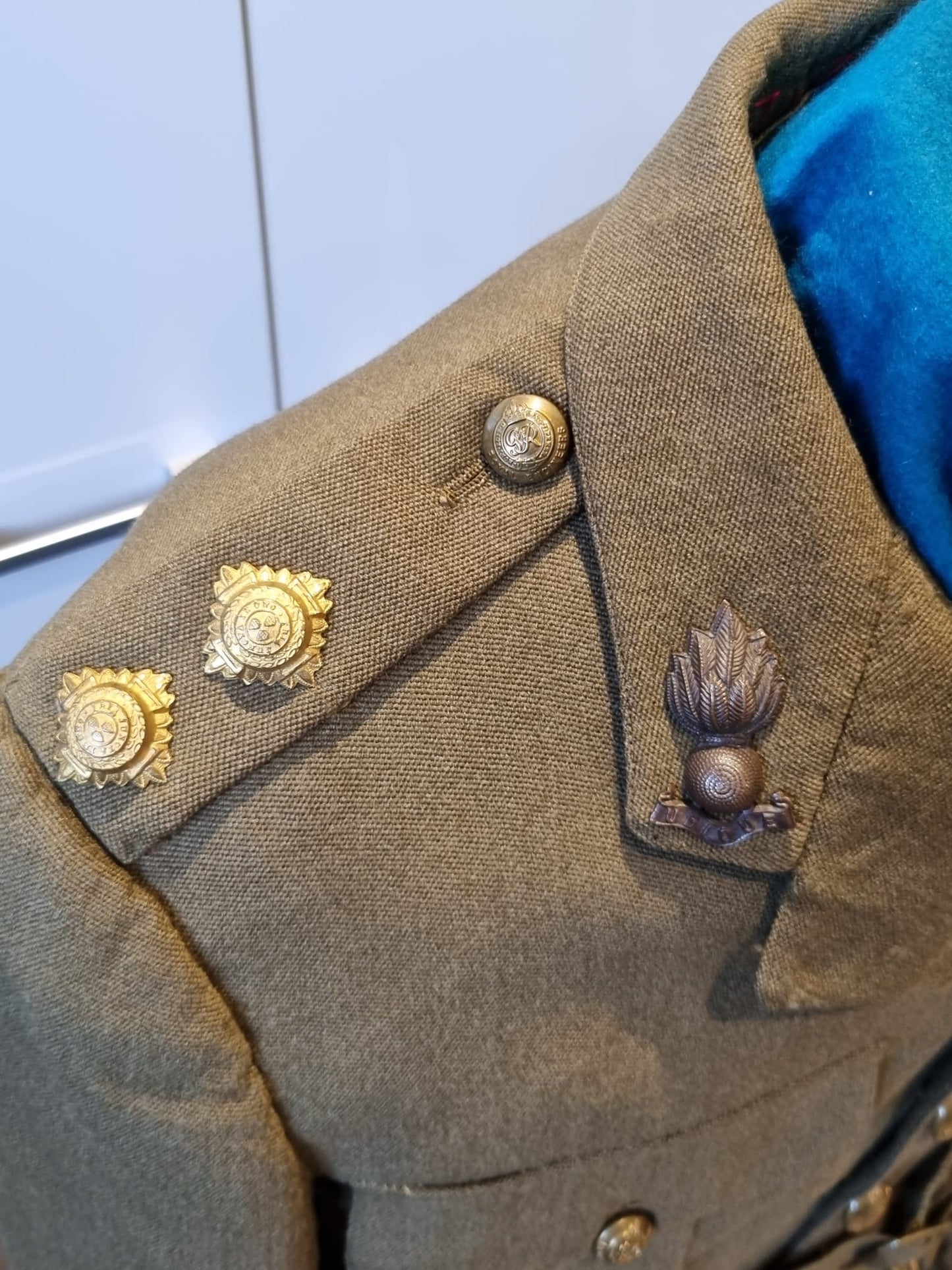SOLD! WW2 British Army Lieutenant’s Royal Engineers Tunic, Dated 1940