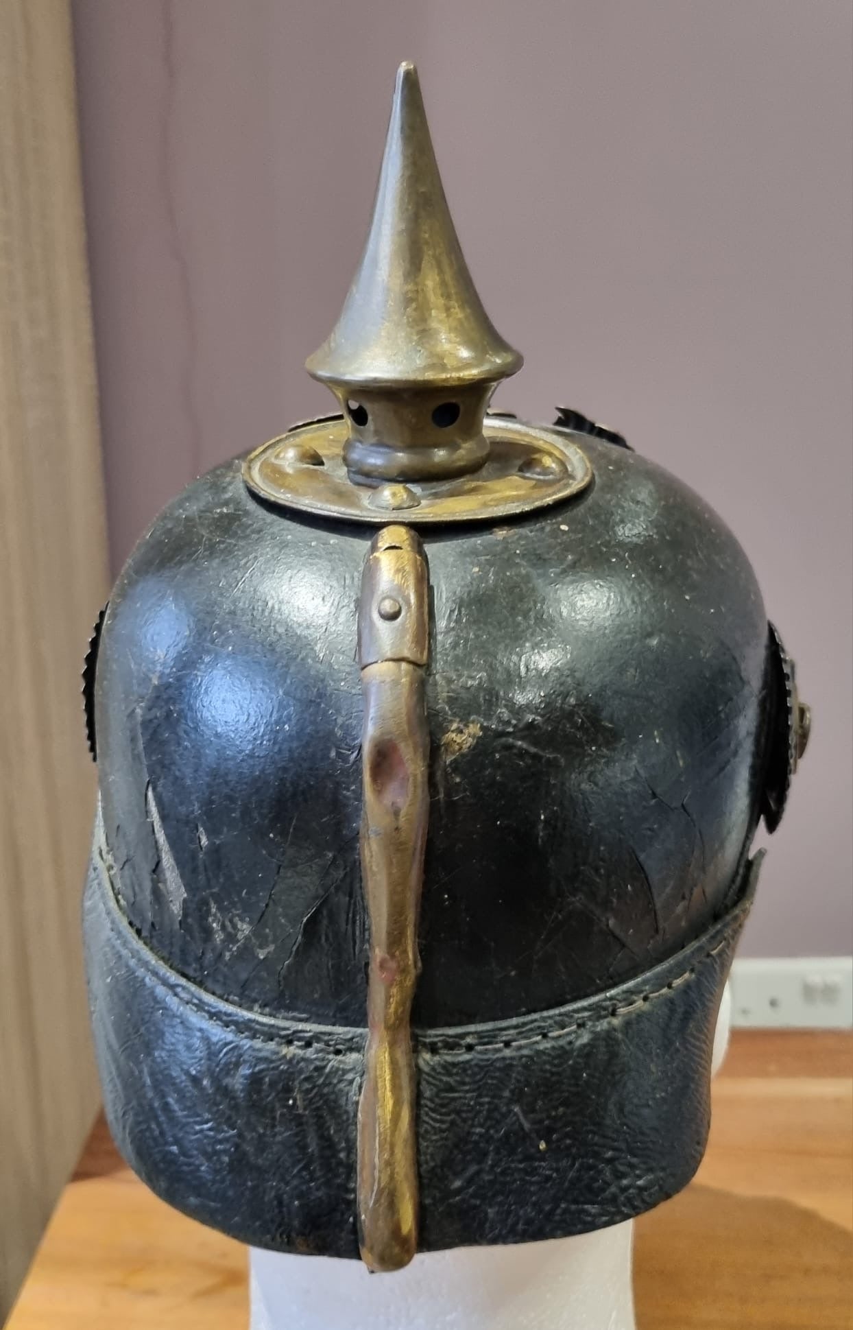 SOLD! WW1 Imperial German M1895 Prussian Enlisted Man’s Pickelhaube
