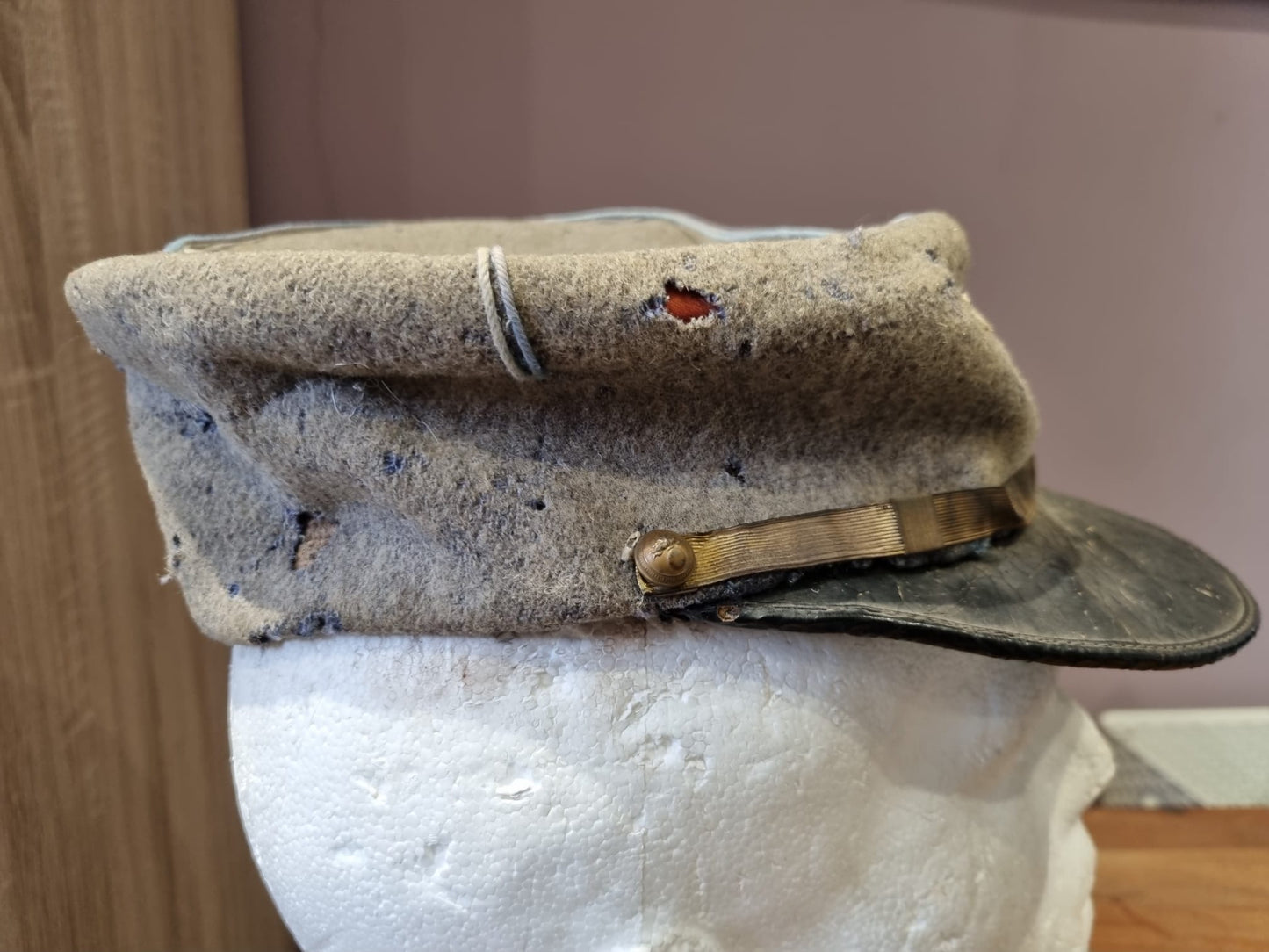 SOLD! WW1 French Infantry Officer’s Faded Horizon Blue Kepi