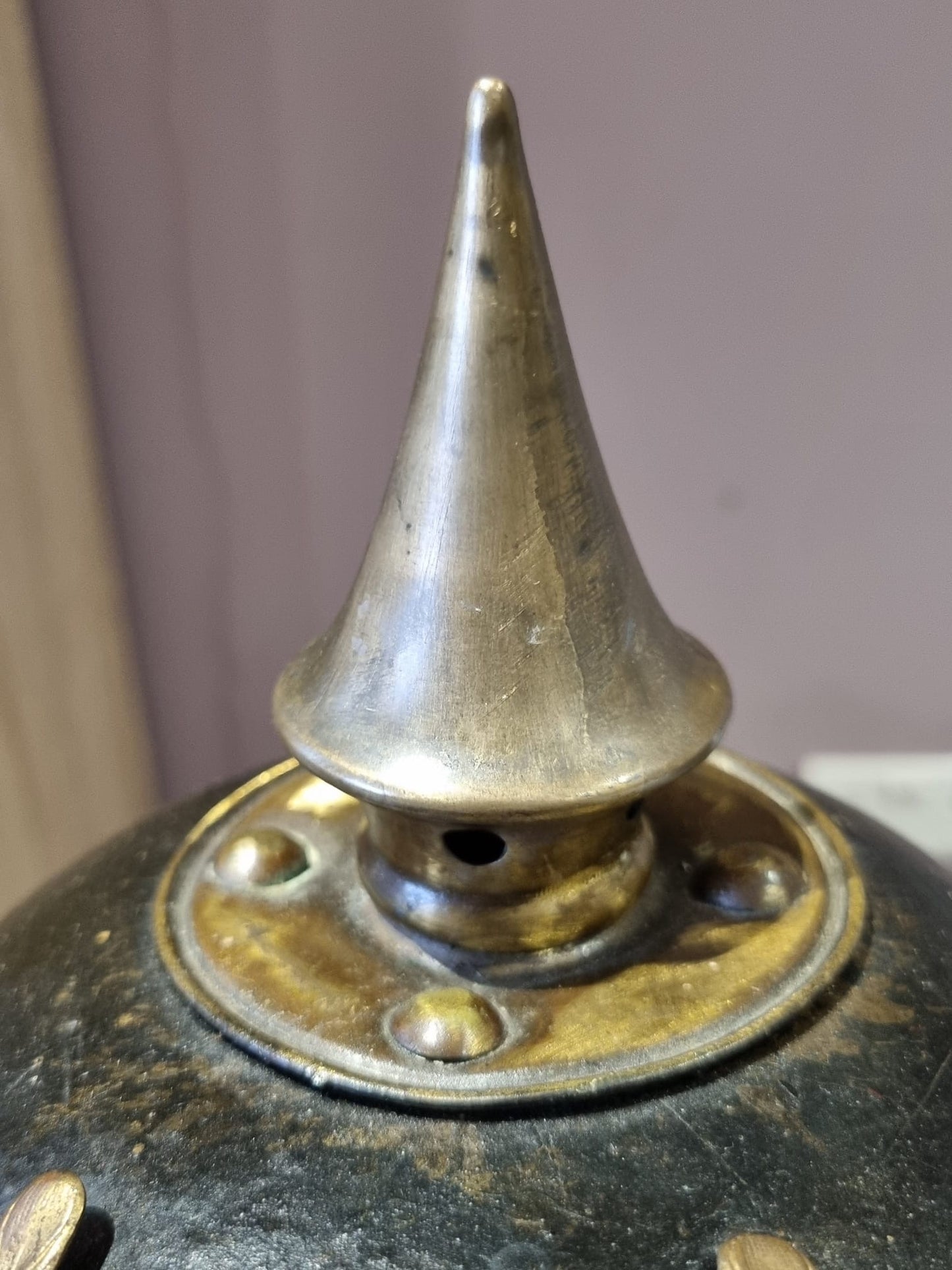 SOLD! WW1 Imperial German M1895 Prussian Enlisted Man’s Pickelhaube