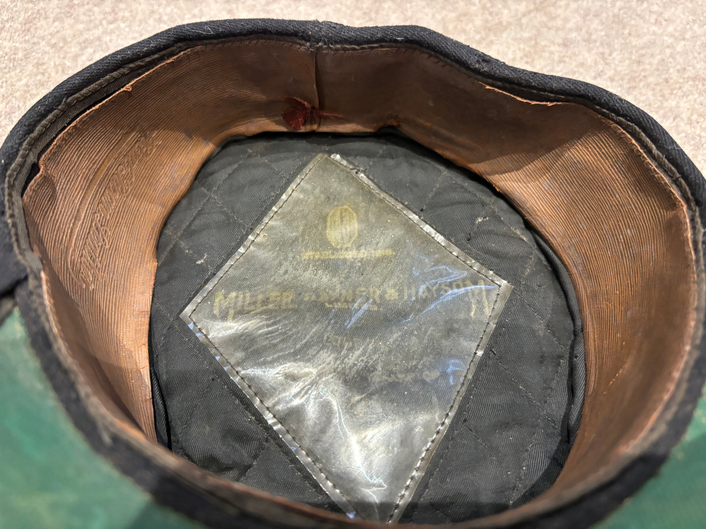 SOLD! WW1 Royal Navy Officer’s Visor Cap with Cover