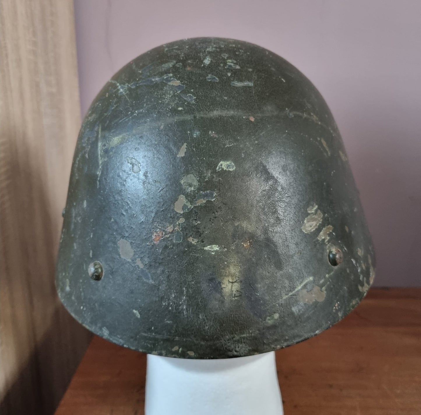 Spanish Civil War used Czech Vz32 Helmet