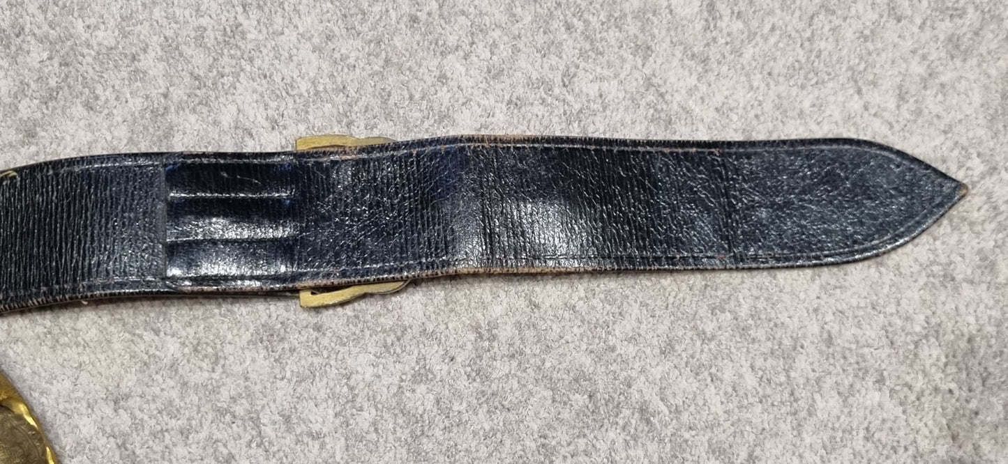 SOLD! Victorian Royal Artillery Officer’s Full Dress Belt and Hanger