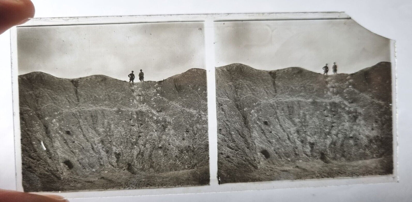 SOLD! Unpublished Military Amateur WW1 Glass Stereoview Collection- 133 Slides