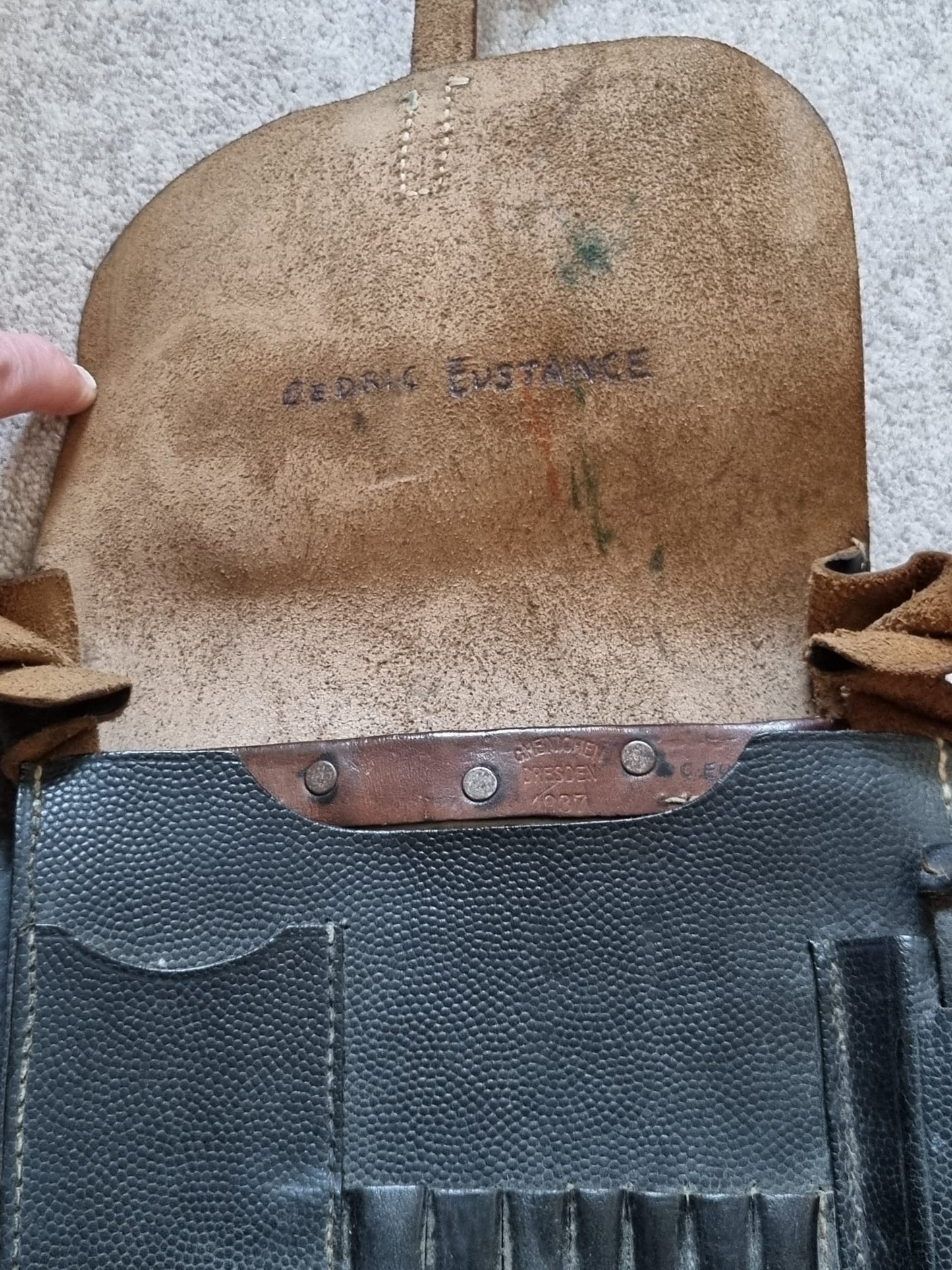 SOLD! WW2 German M35 Map Case and Maps