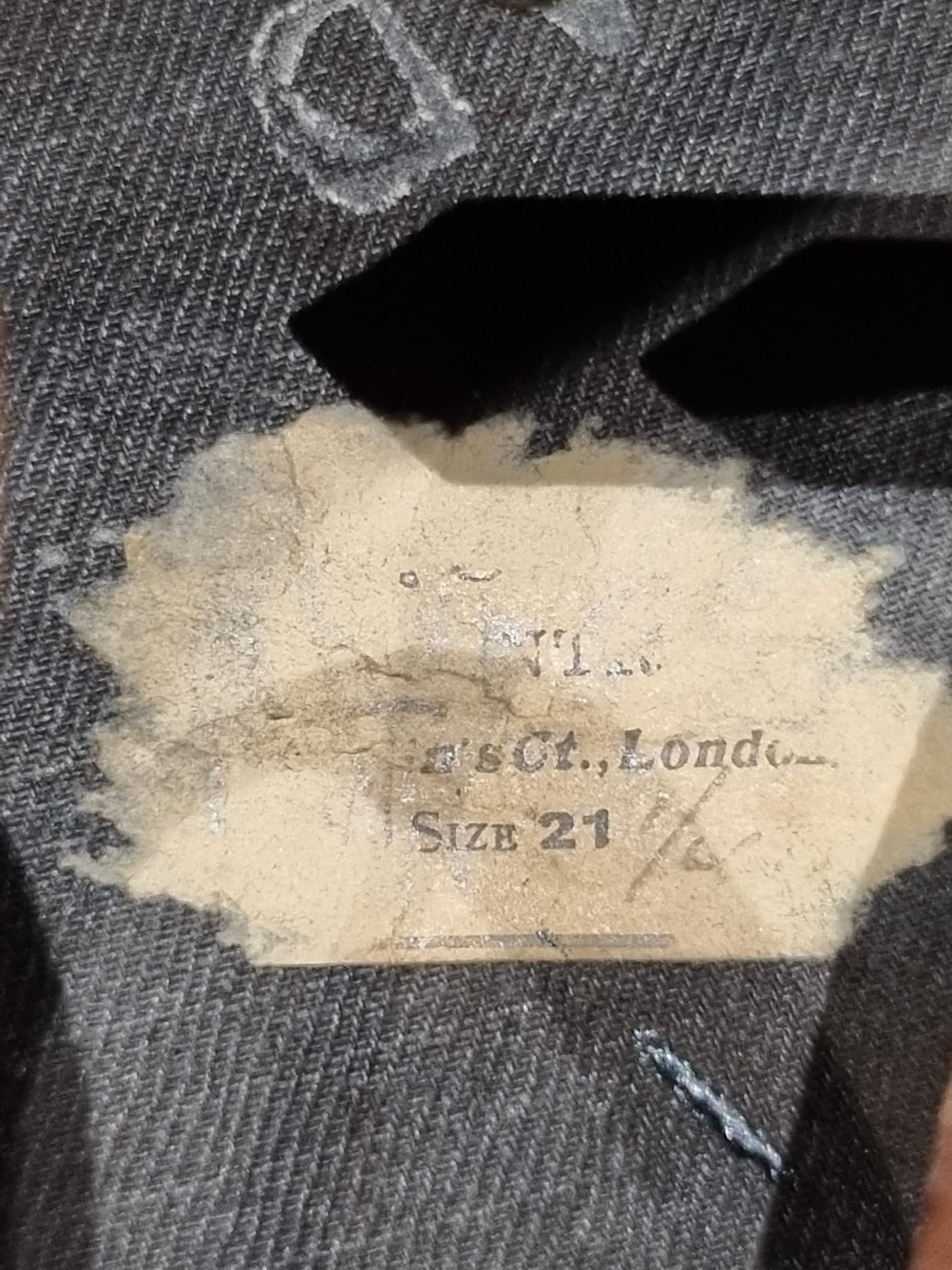 SOLD! Pre WW1 British Highland Light Infantry Officer’s Shako, Dated 1902