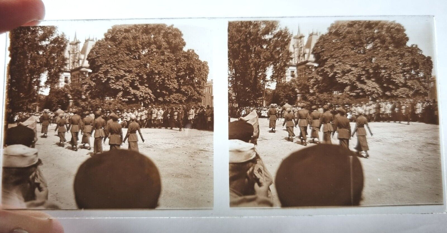 SOLD! Unpublished Military Amateur WW1 Glass Stereoview Collection- 133 Slides