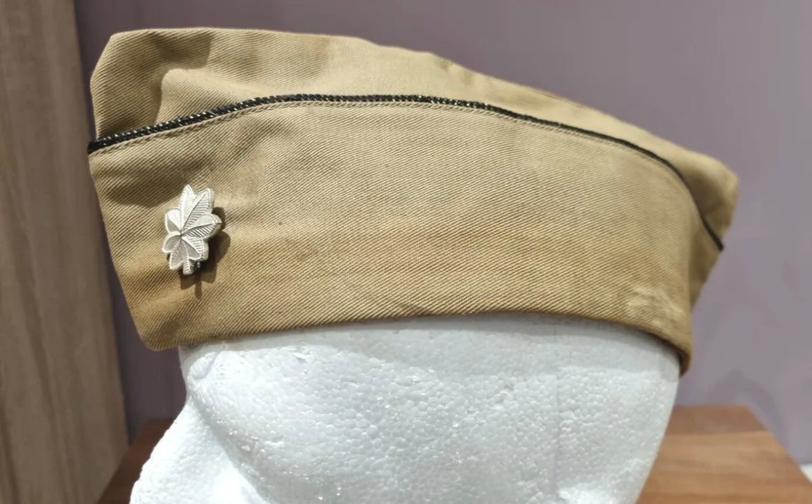 SOLD! WW2 Era US Army Officer's Garrison Cap with Major's Badge