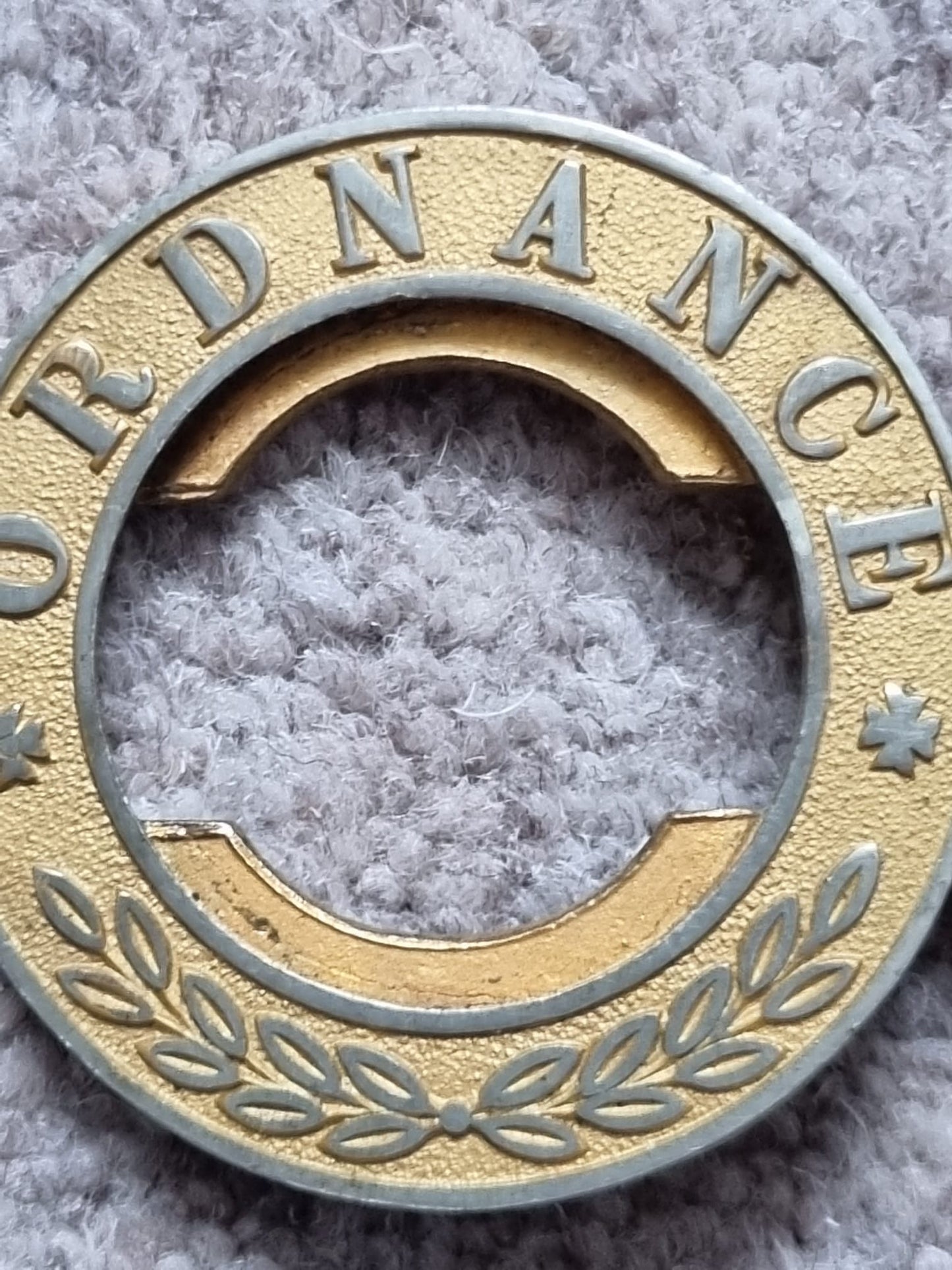 SOLD! Rare Mid-19th Century, British Army Ordnance Corps Belt Buckle