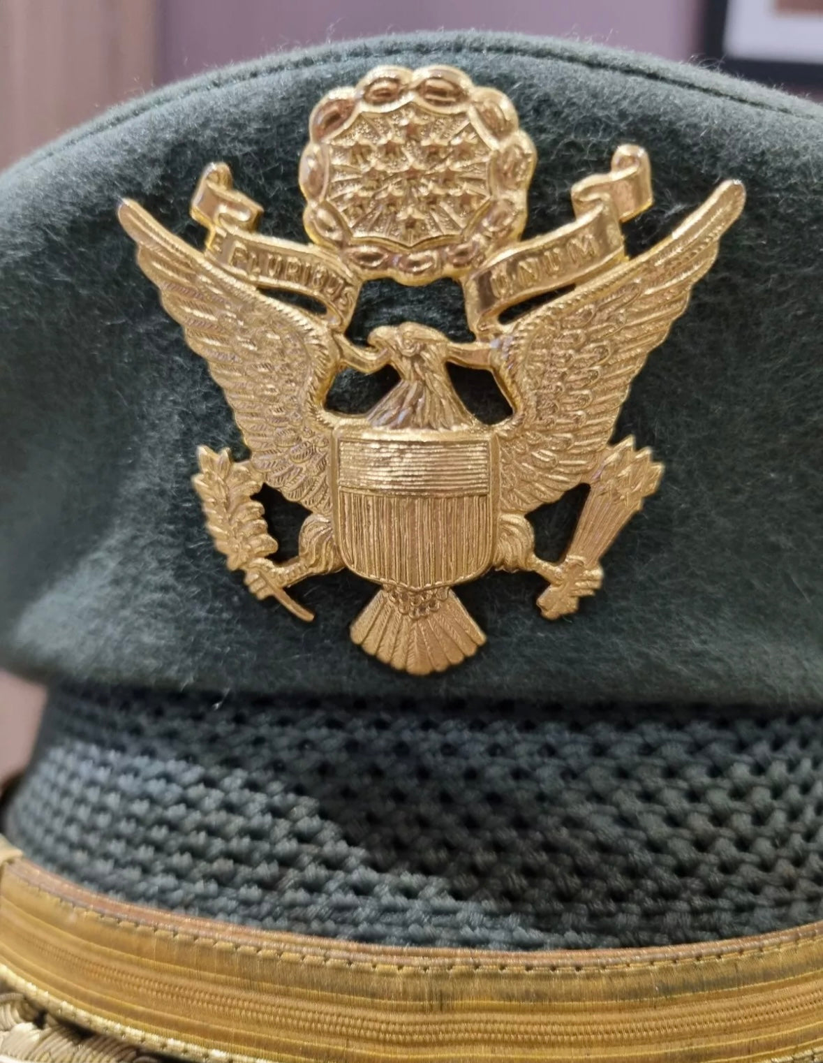 SOLD! Vietnam Era, US Army Officer’s Visor Cap