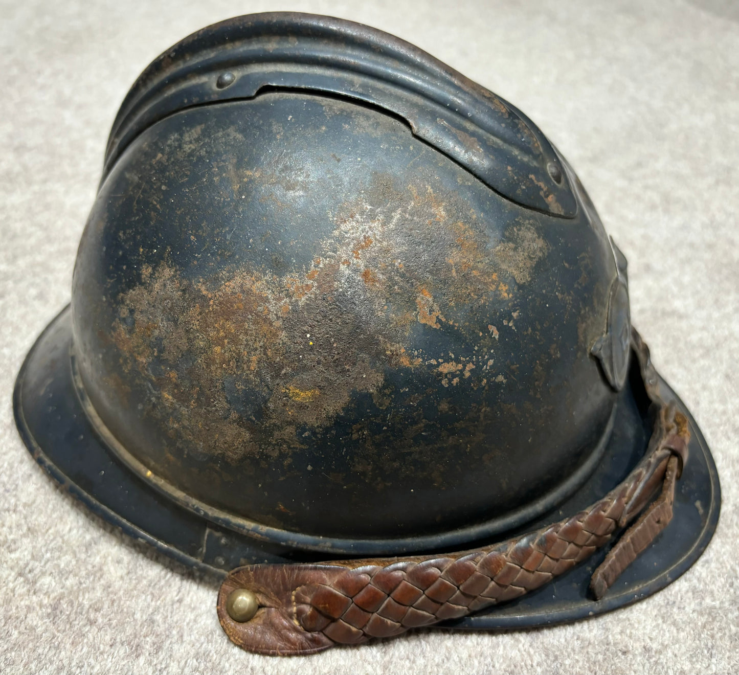 WW1 French Chasseur Officer’s M15 ‘Adrian’ Helmet