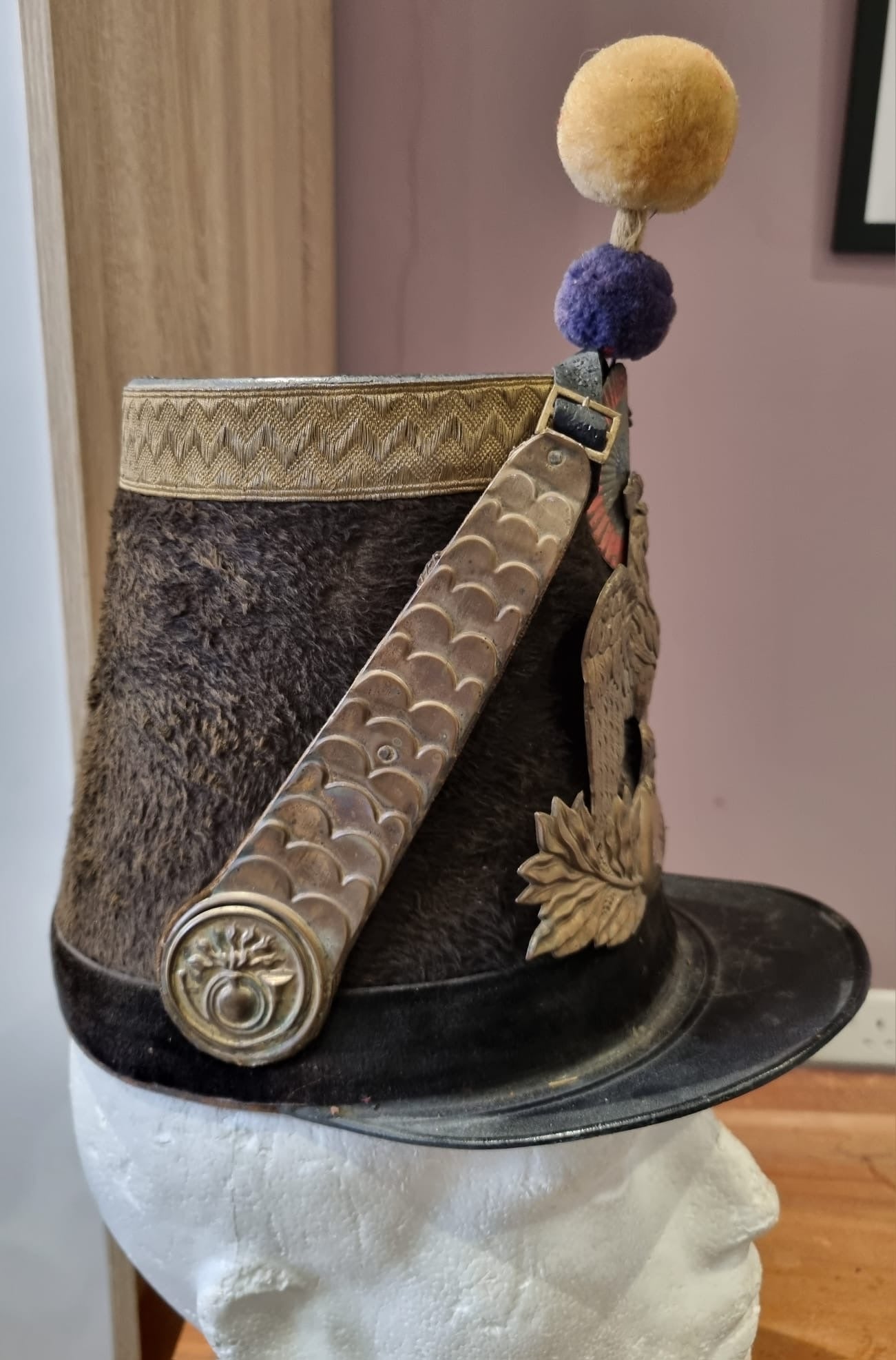 SOLD! July Monarchy M1837 French National Guard Hunters Shako