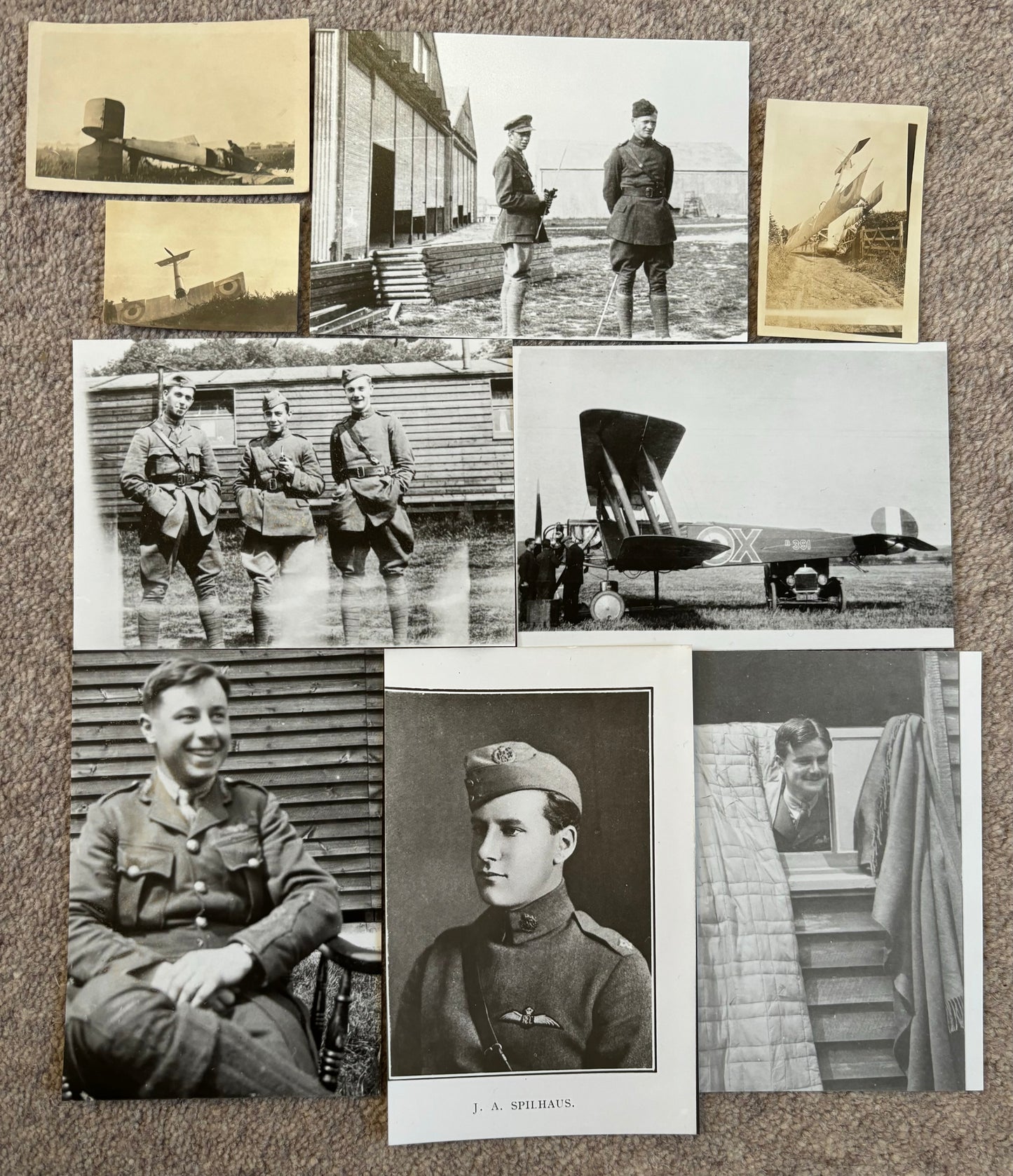 SOLD! Historically significant RFC Logbook Group to South African Pilot, Lieutenant John Arnold Spilhaus (KIA), 70 Squadron
