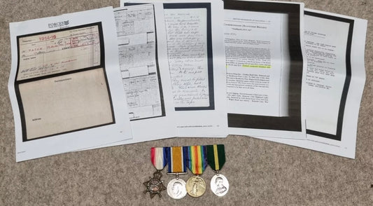 SOLD! WW1 Territorial Efficiency Medal Group to Sergeant William Paton, 1/8th Cameronians (Scottish Rifles), WIA x2, Gallipoli