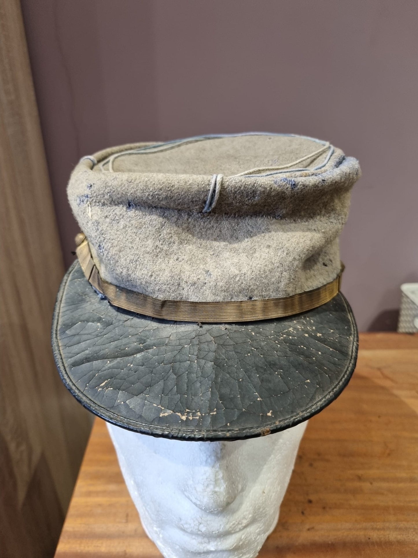 SOLD! WW1 French Infantry Officer’s Faded Horizon Blue Kepi