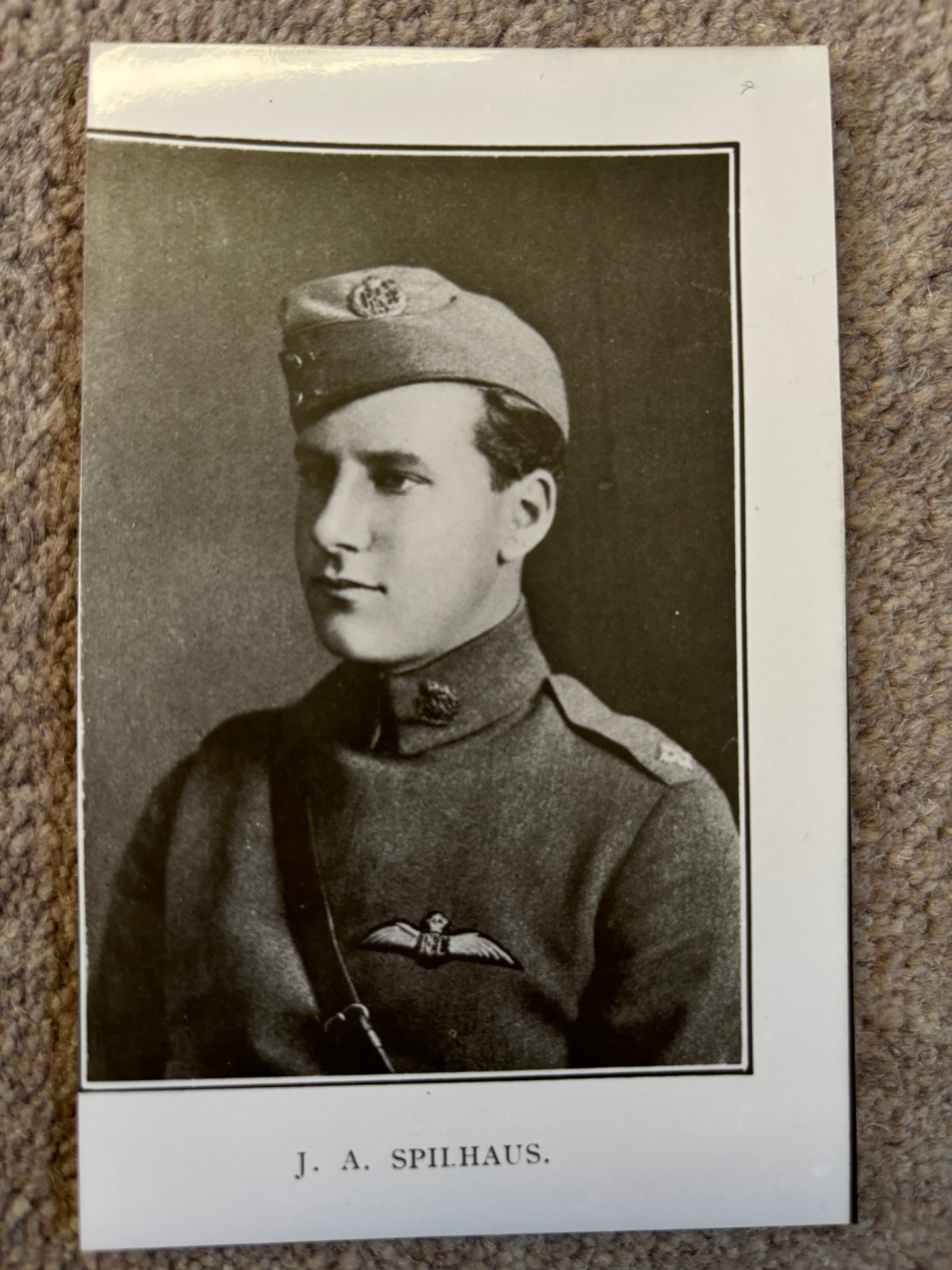 SOLD! Historically significant RFC Logbook Group to South African Pilot, Lieutenant John Arnold Spilhaus (KIA), 70 Squadron