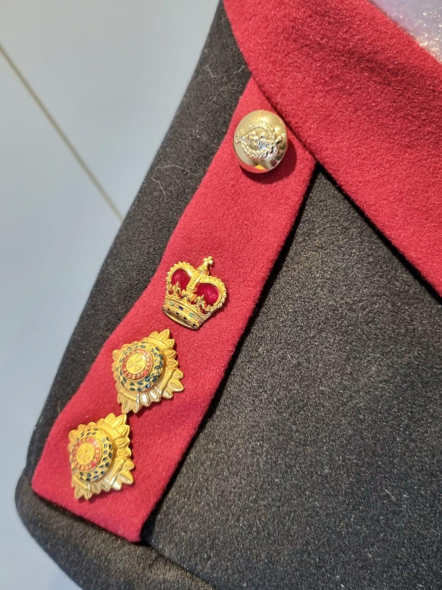 SOLD! 1964 Dated, British Army, Royal Army Medical Corps Colonel’s Mess Dress Jacket and Waistcoat.