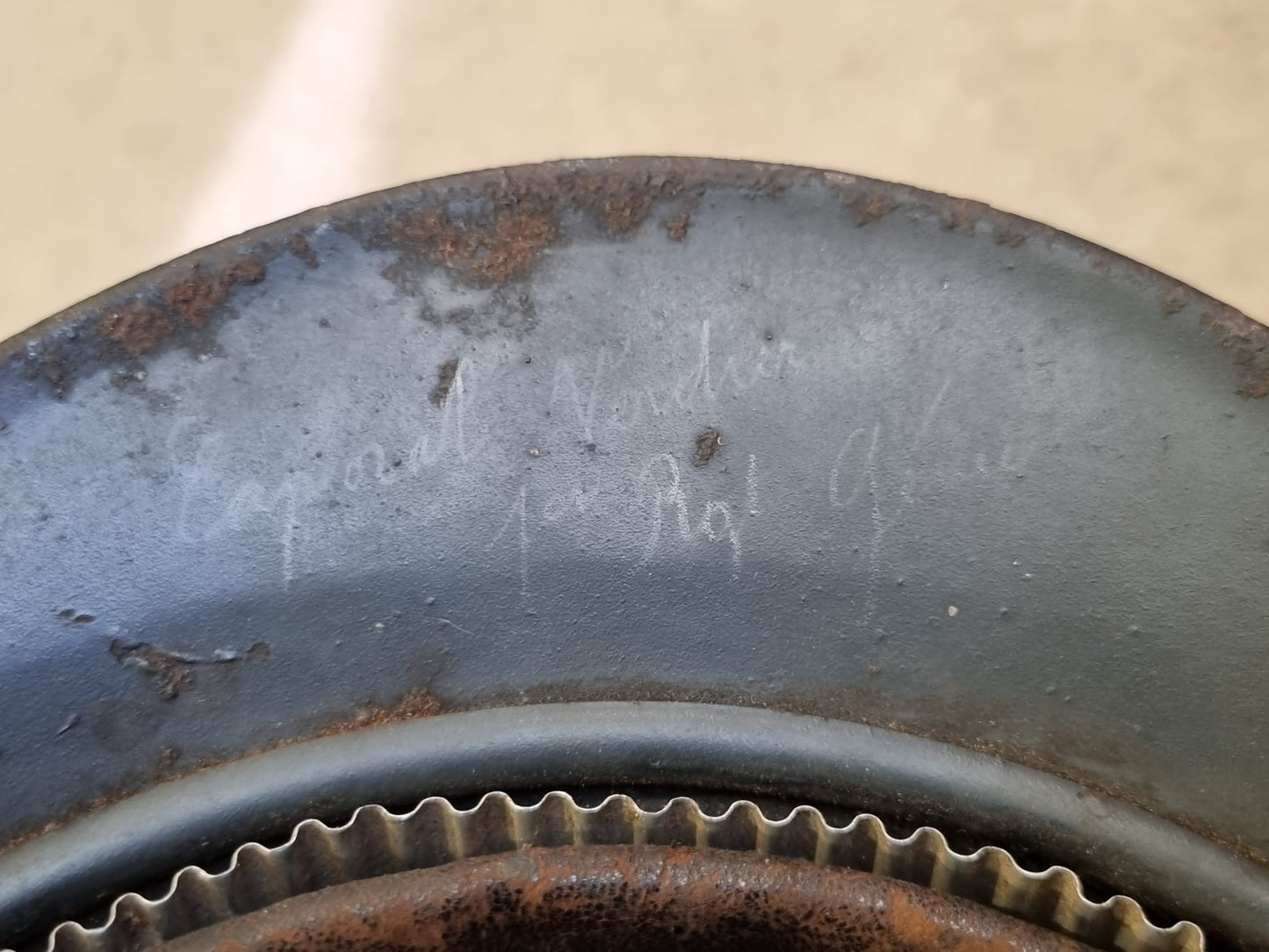 SOLD! WW1 French Engineers M15 ‘Adrian’ Helmet- Named