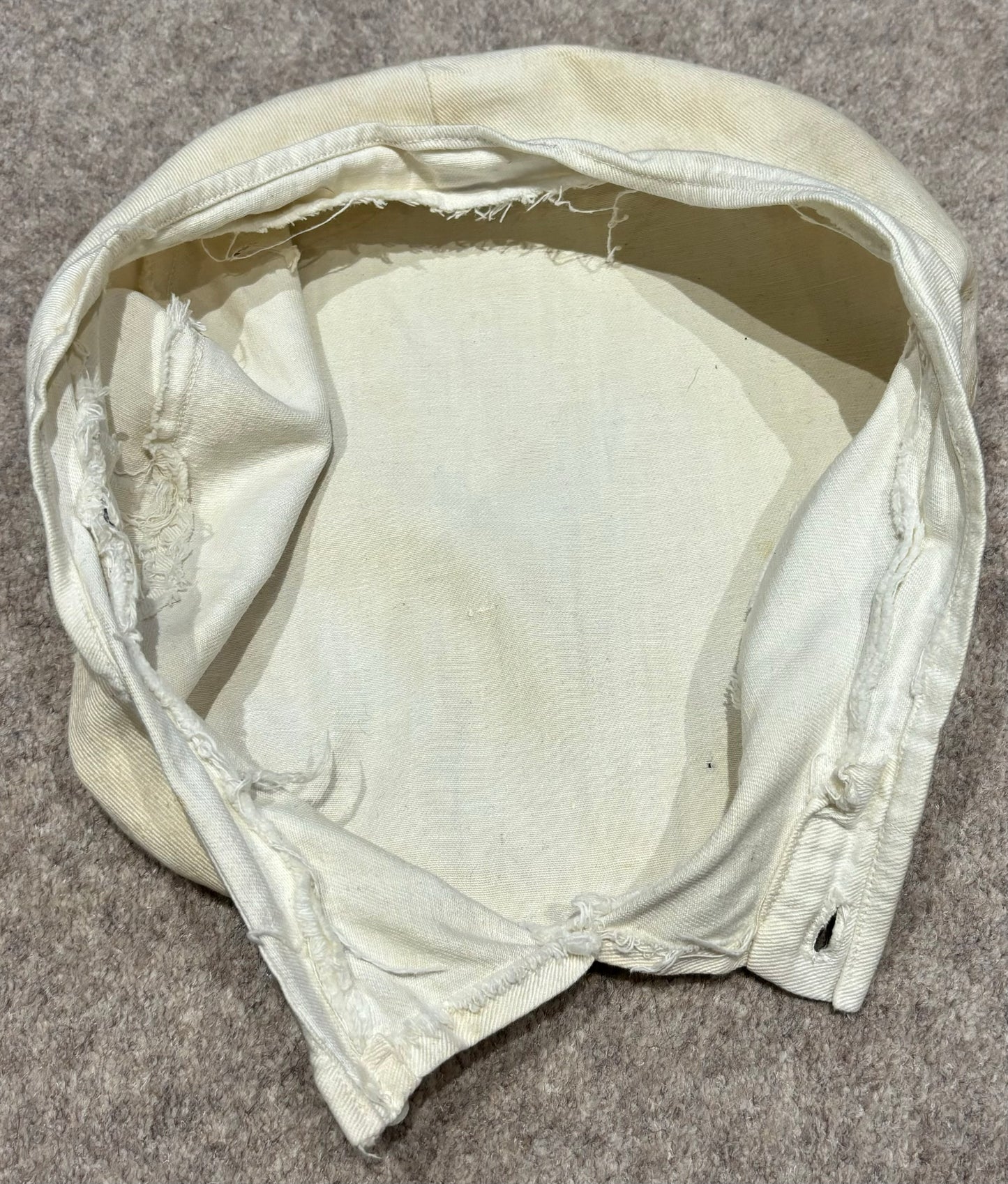 SOLD! WW1 Royal Navy Officer’s Visor Cap with Cover