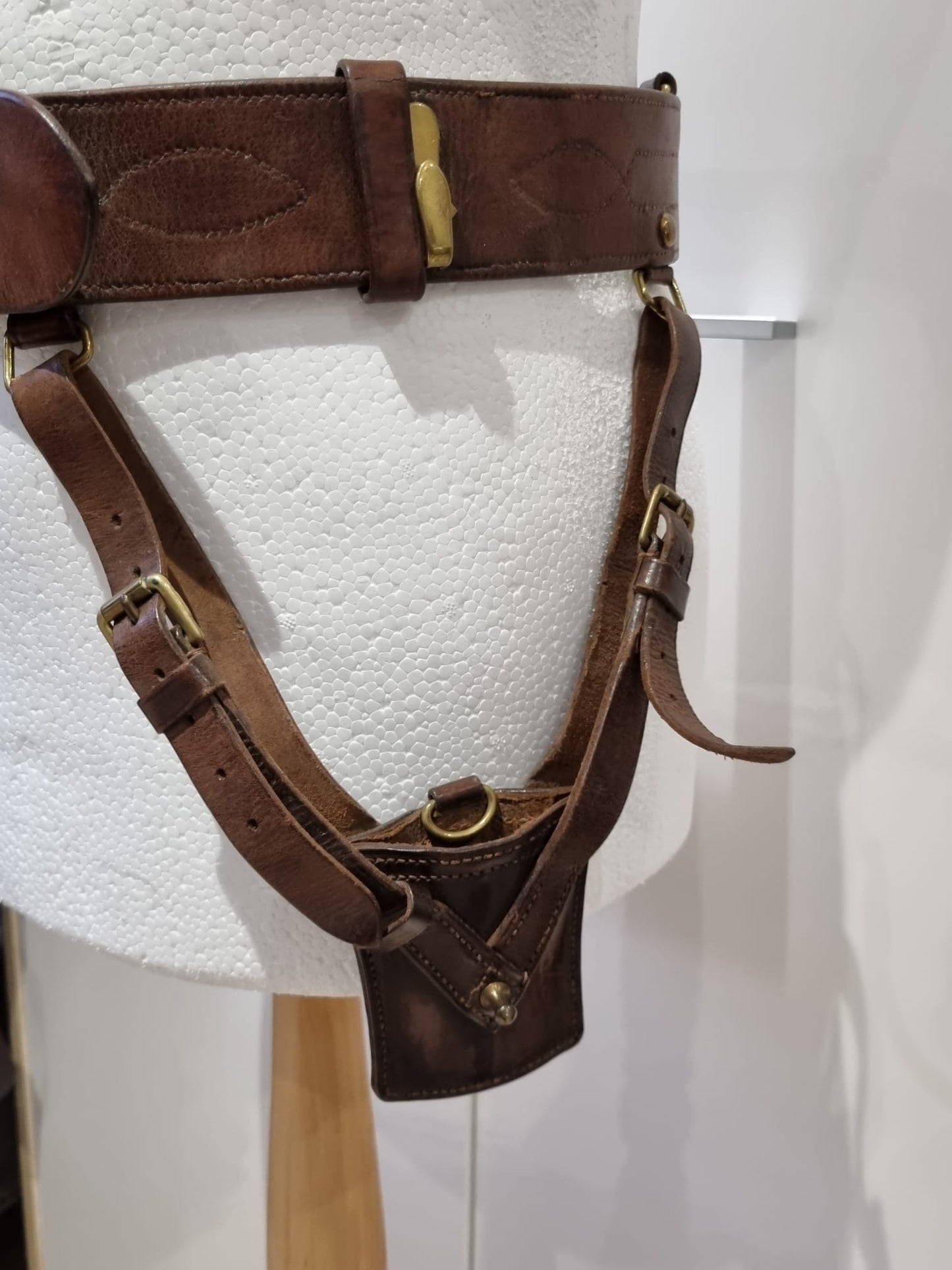 SOLD! WW1 British Officer’s Sam Browne Belt and Sword Frog
