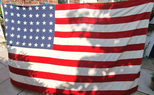 SOLD! 48 Star U.S Flag (1912-1959)- 9'6" x 5'6".