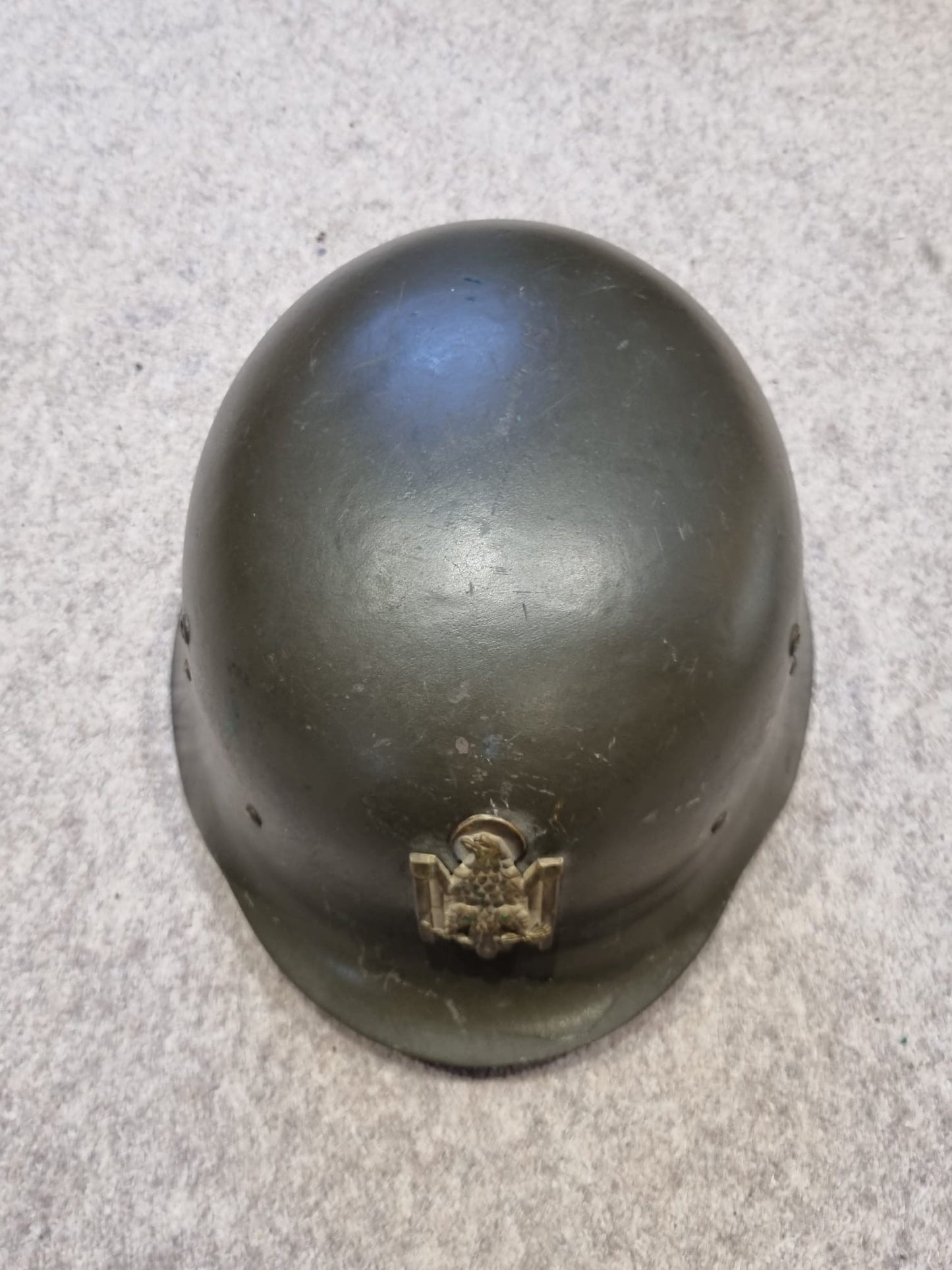 SOLD! WW2 Spanish Armed Police M42 ‘Modelo Z’ Helmet