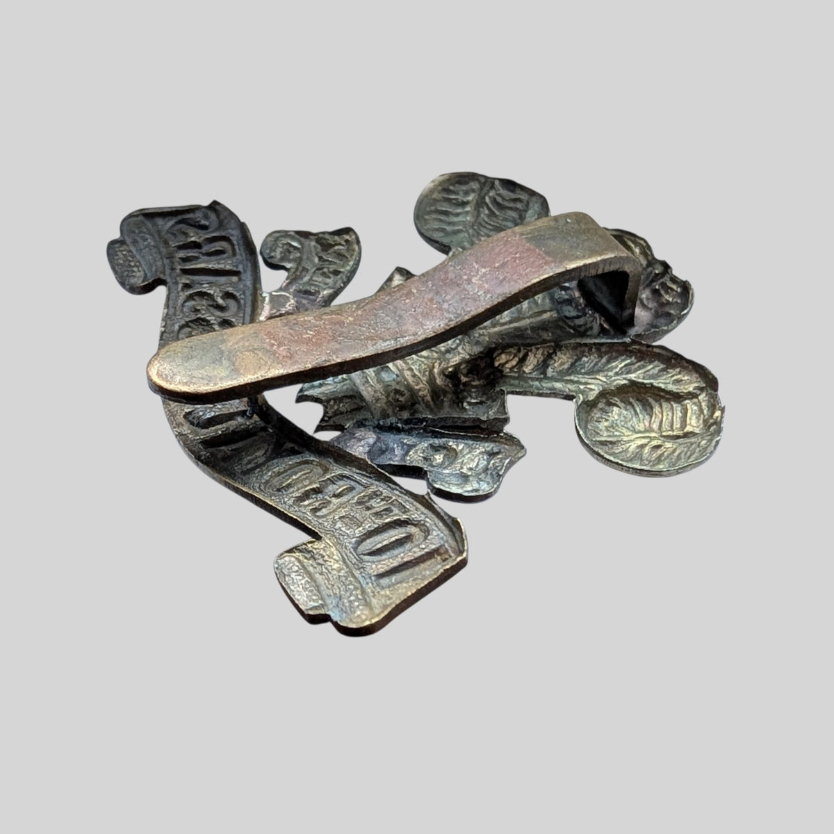 10th Royal Hussars Bimetal Cap Badge