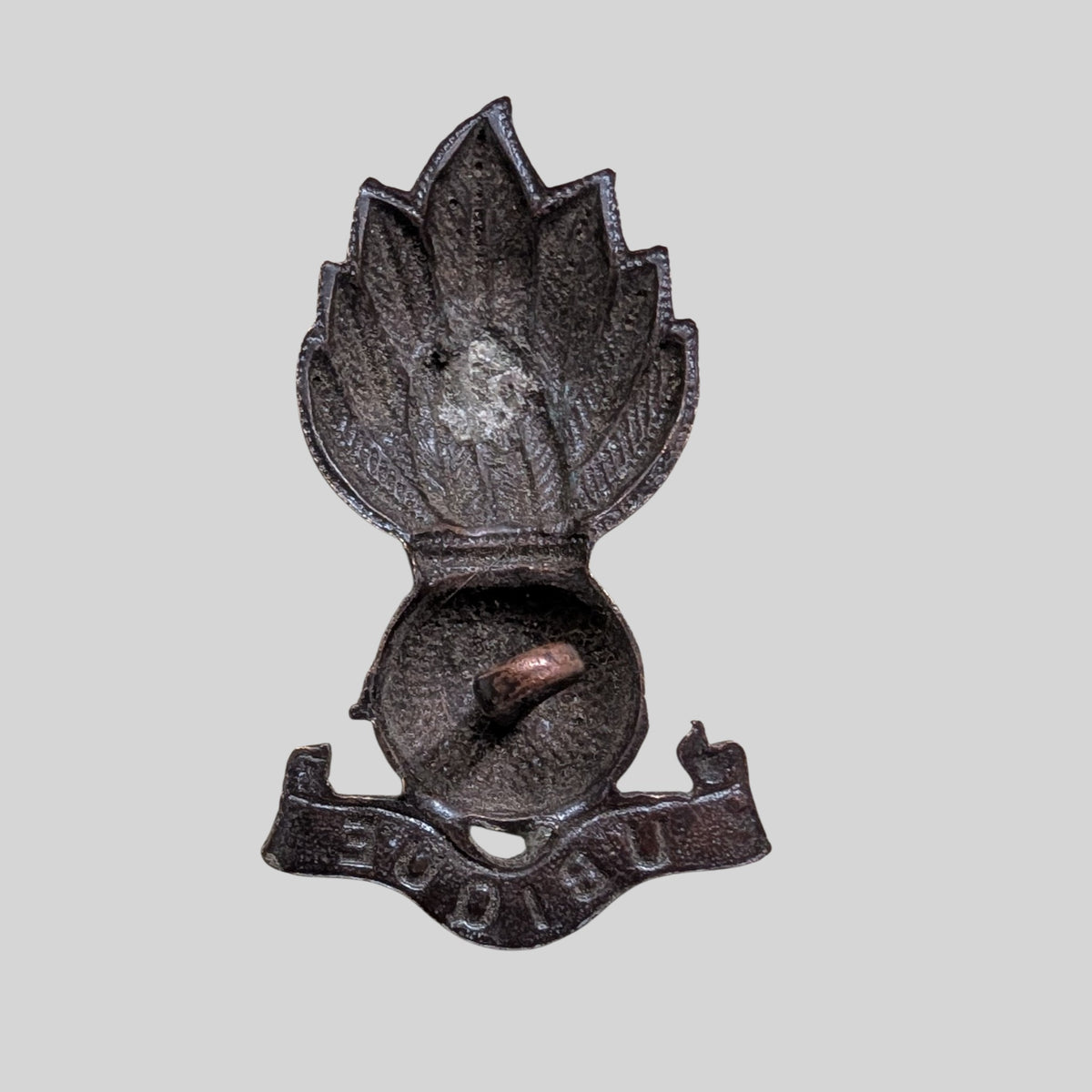 Royal Engineers Officers Bronze Collar Badge