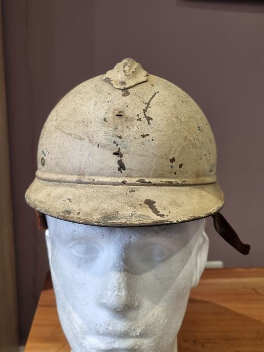 SOLD! WW1 French Red Cross Medic’s M15 ‘Adrian’ Helmet