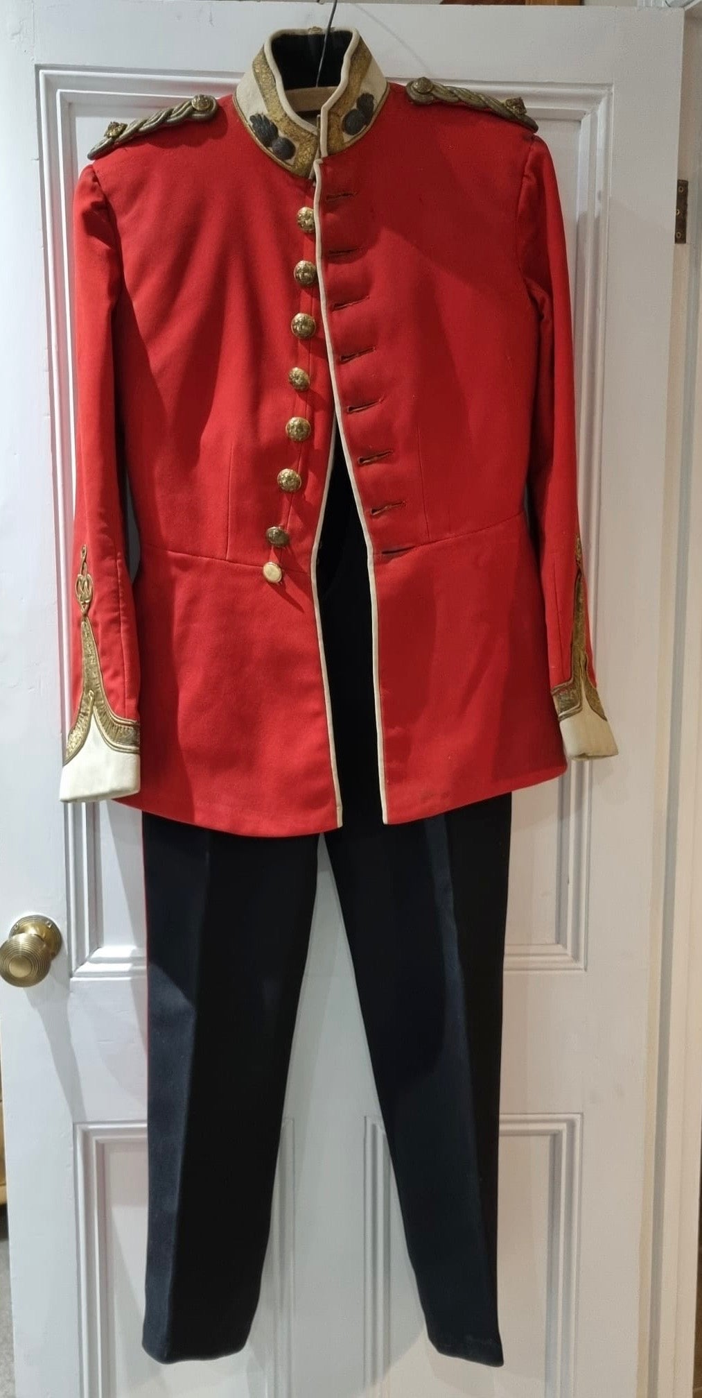 Pre WW1 (Edwardian) Lancashire Fusiliers Sub Lieutenant’s Jacket & Trousers