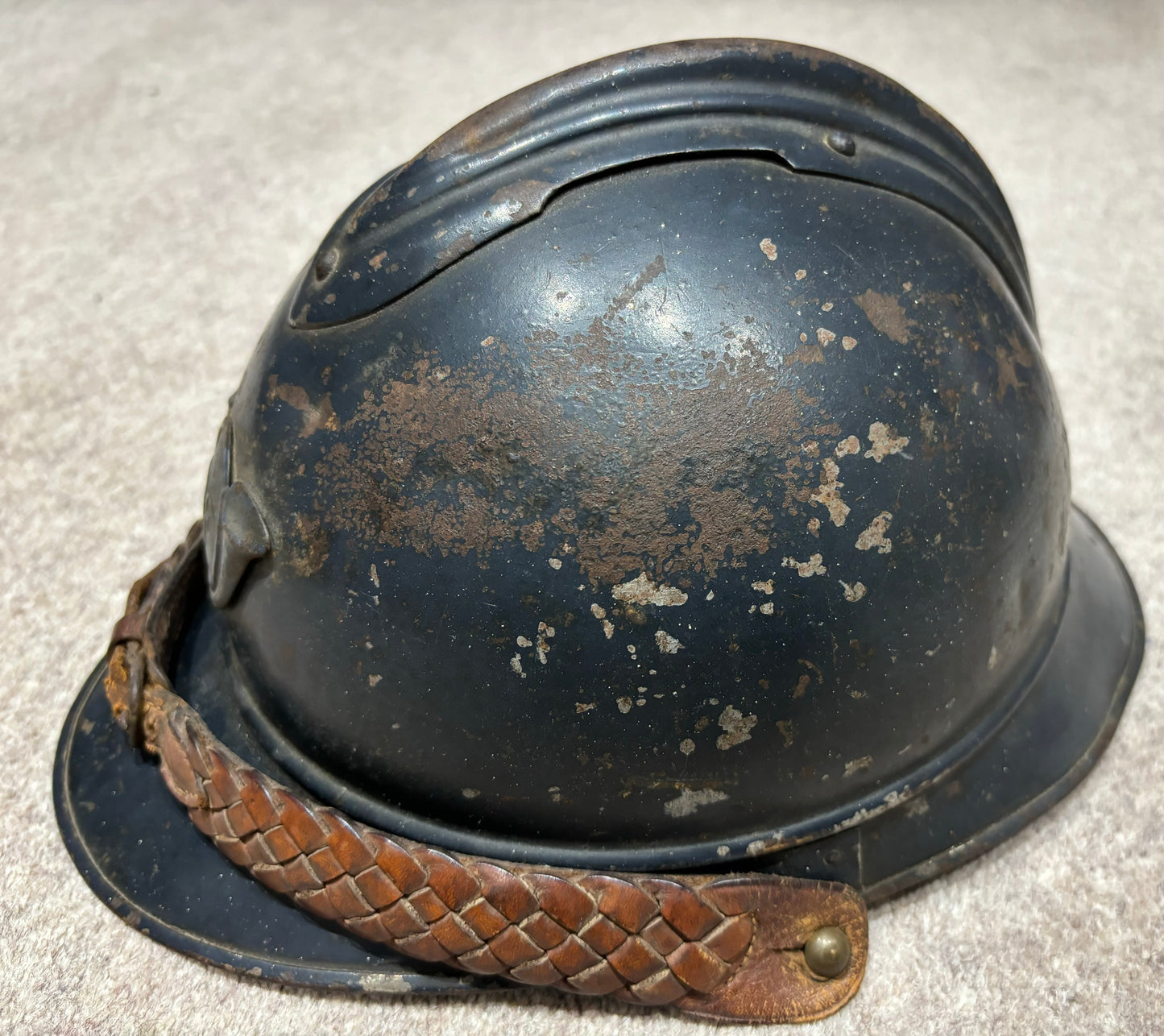 WW1 French Chasseur Officer’s M15 ‘Adrian’ Helmet