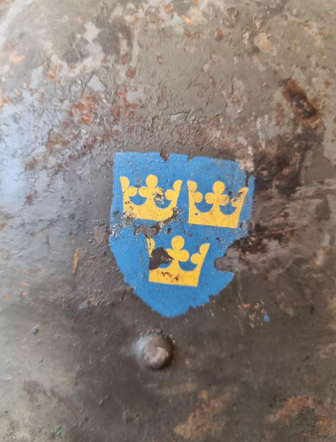 WW2 Swedish M21 (2nd Pattern) Helmet
