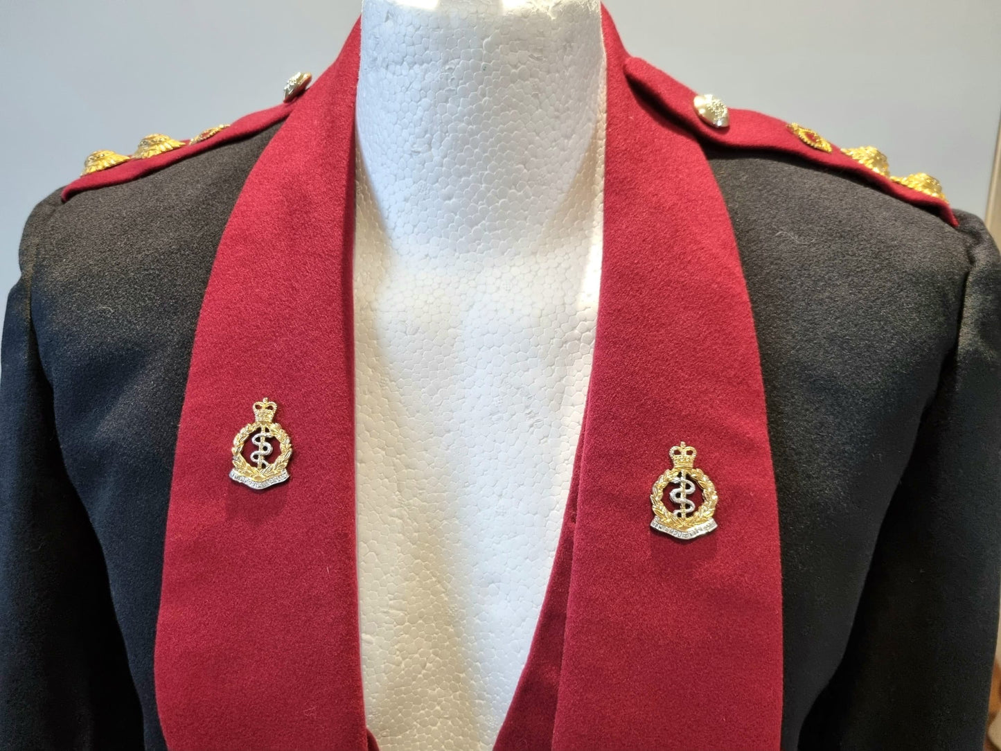 SOLD! 1964 Dated, British Army, Royal Army Medical Corps Colonel’s Mess Dress Jacket and Waistcoat.
