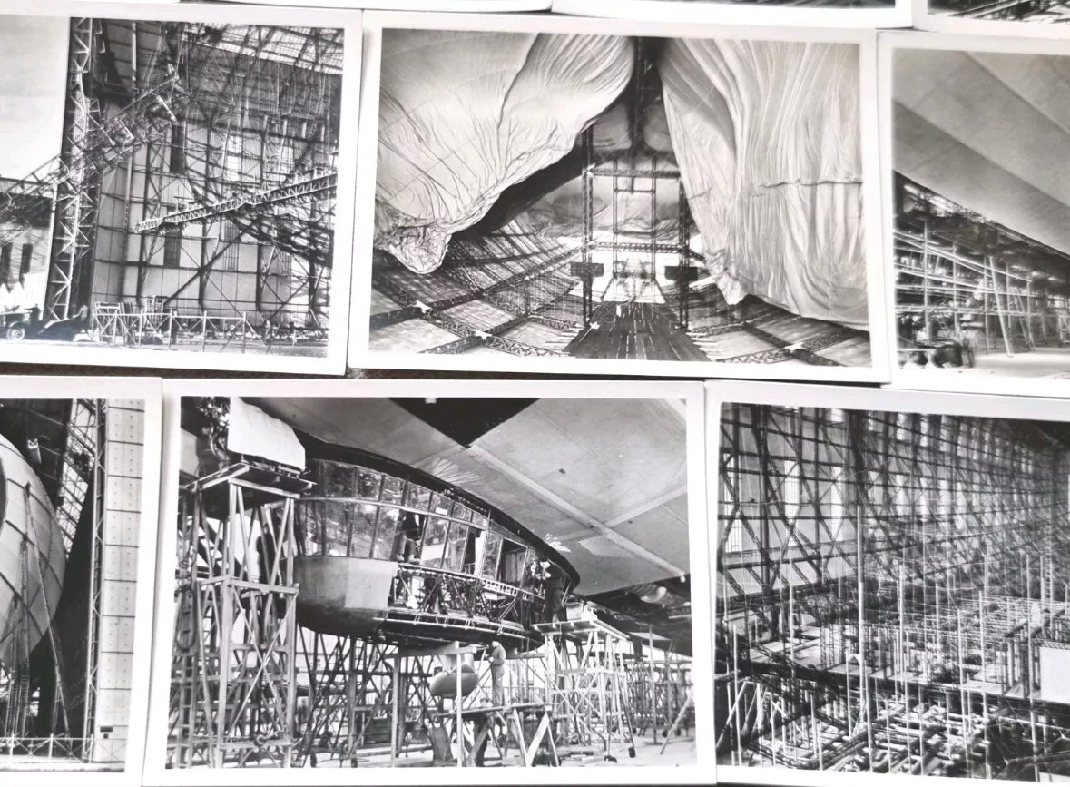 SOLD! Rare 1930s Zeppelin LZ 130 Published 12 Photo Set