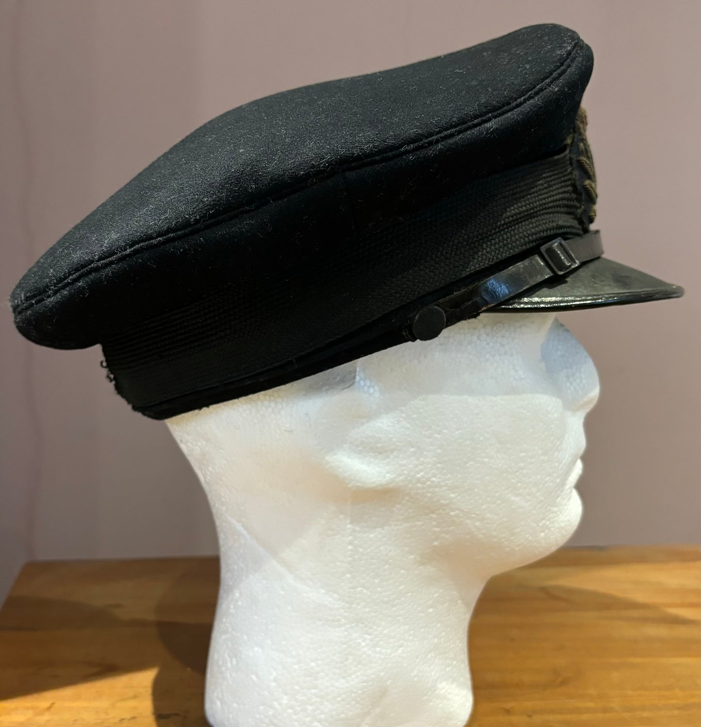 SOLD! WW1 Royal Navy Officer’s Visor Cap with Cover