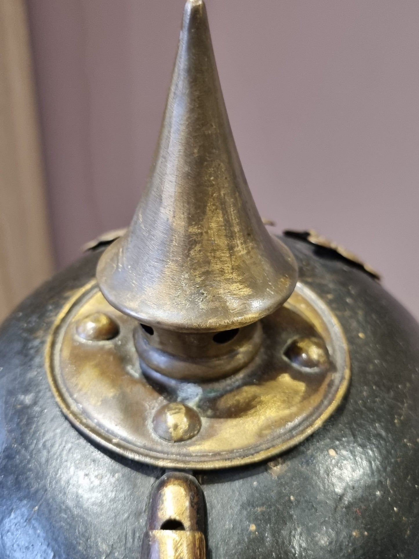 SOLD! WW1 Imperial German M1895 Prussian Enlisted Man’s Pickelhaube