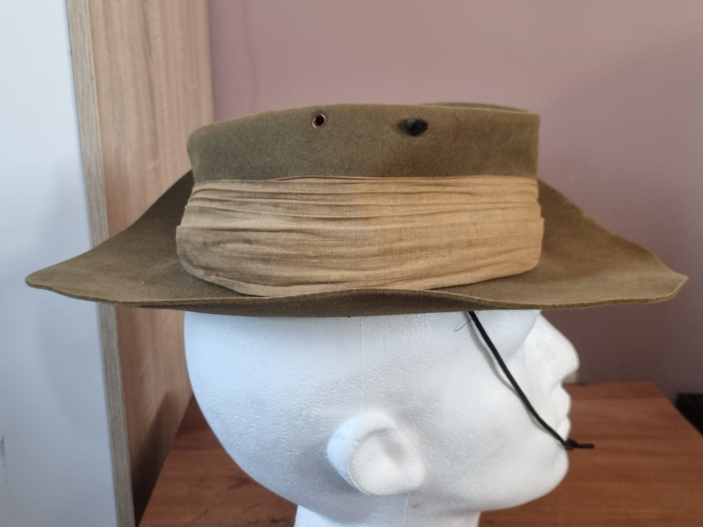 WW2 Royal Australian Air Force (RAAF) Slouch Hat, Dated 1943
