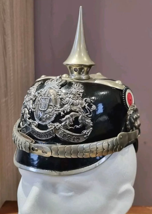SOLD! Restored WW1 Imperial German (Bavarian) Police Pickelhaube