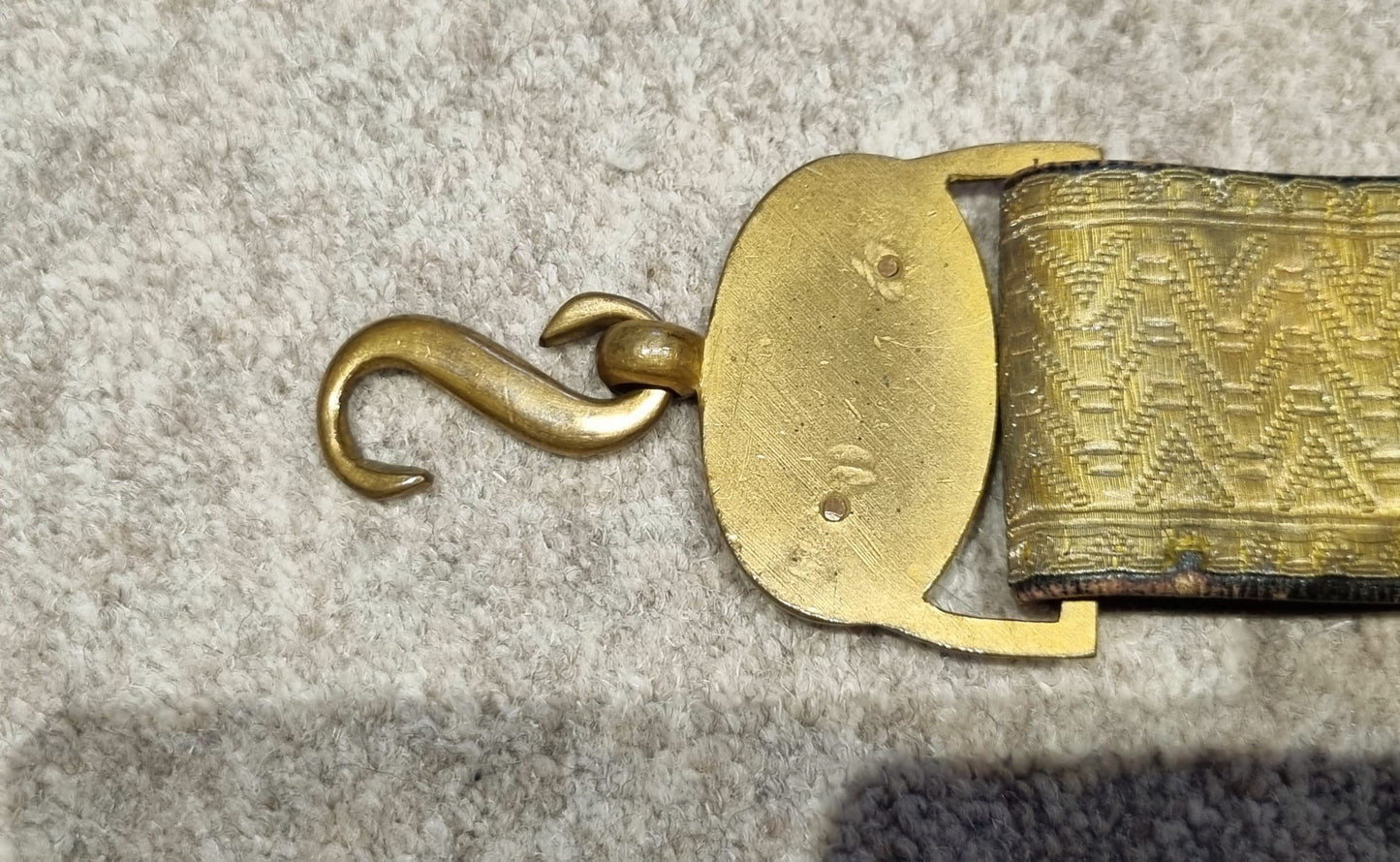 SOLD! Victorian Royal Artillery Officer’s Full Dress Belt and Hanger