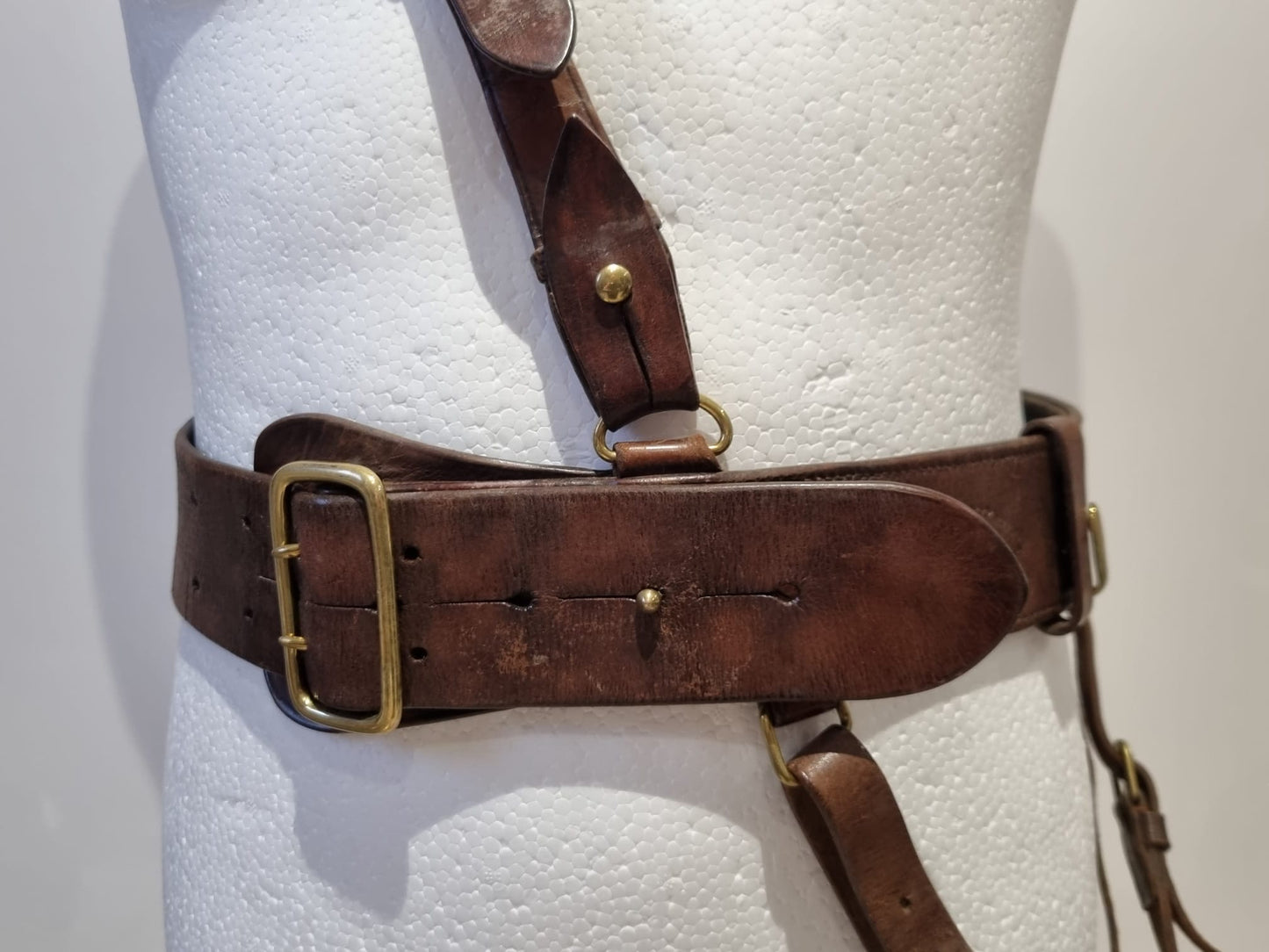 SOLD! WW1 British Officer’s Sam Browne Belt and Sword Frog