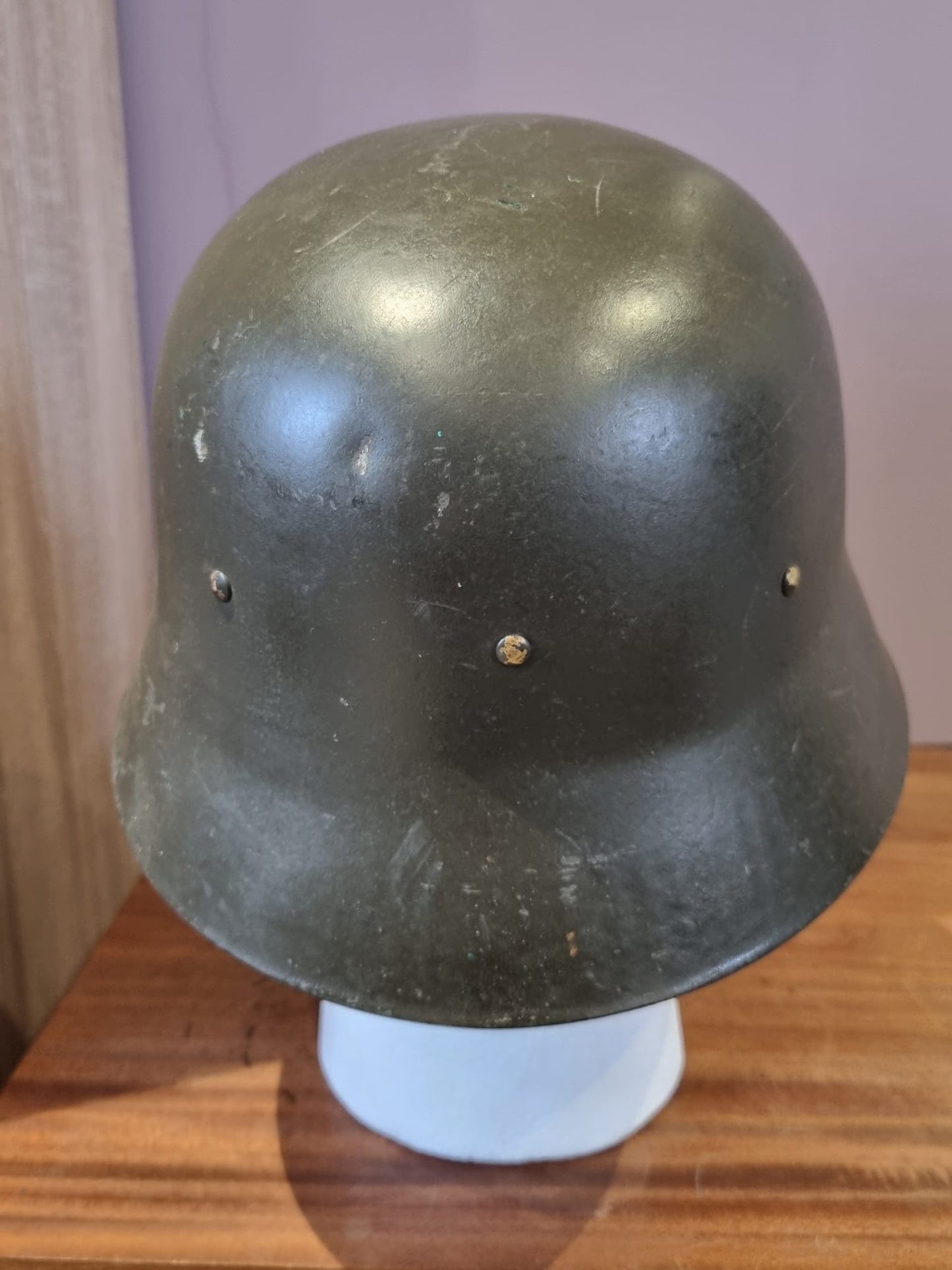 SOLD! WW2 Spanish Armed Police M42 ‘Modelo Z’ Helmet