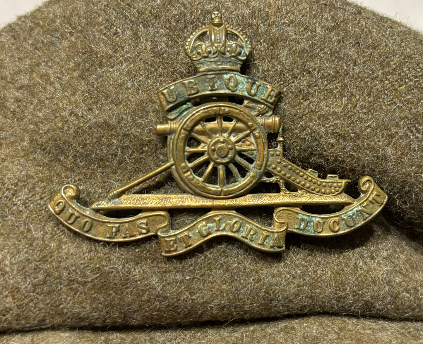 WW2 Royal Artillery General Service Cap