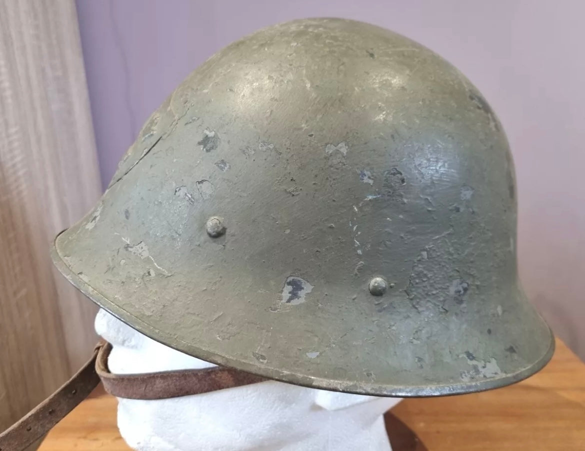 SOLD! Inter War-WW2 Swedish M21 (2nd Pattern) Helmet