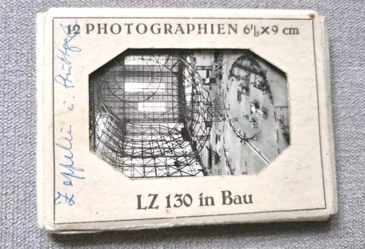 SOLD! Rare 1930s Zeppelin LZ 130 Published 12 Photo Set