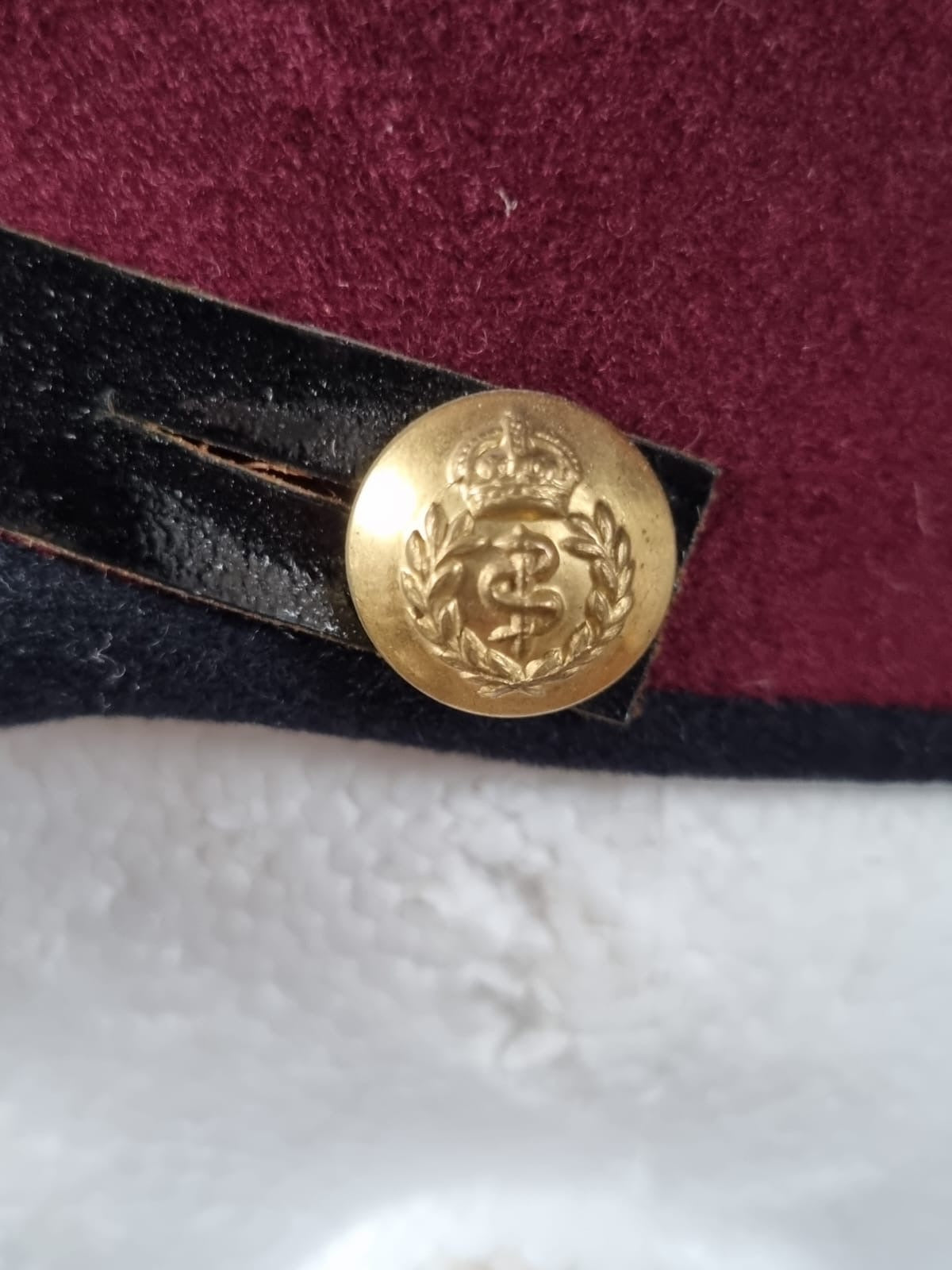 SOLD! Inter War- Early WW2 British Staff Officer’s Royal Army Medical Corps Visor Cap