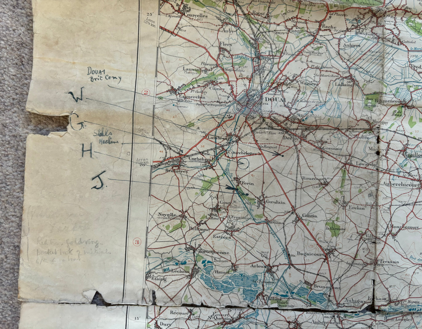 SOLD! Historically significant RFC Logbook Group to South African Pilot, Lieutenant John Arnold Spilhaus (KIA), 70 Squadron