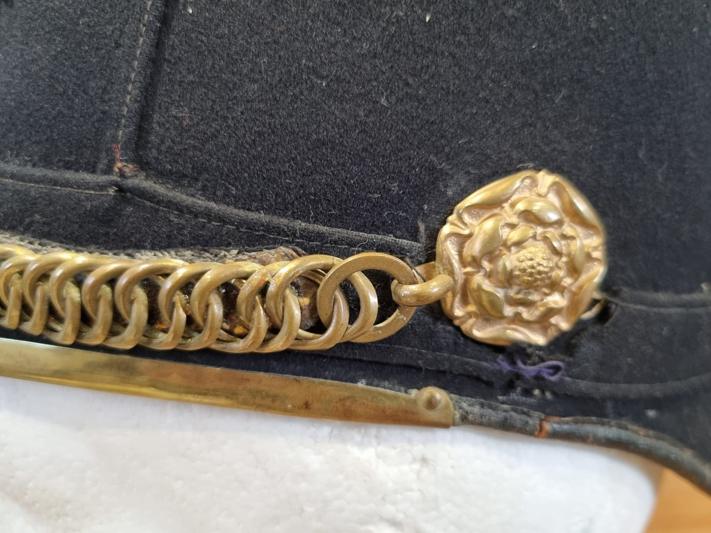SOLD! Victorian Norfolk Regiment Officer's Home Service Helmet