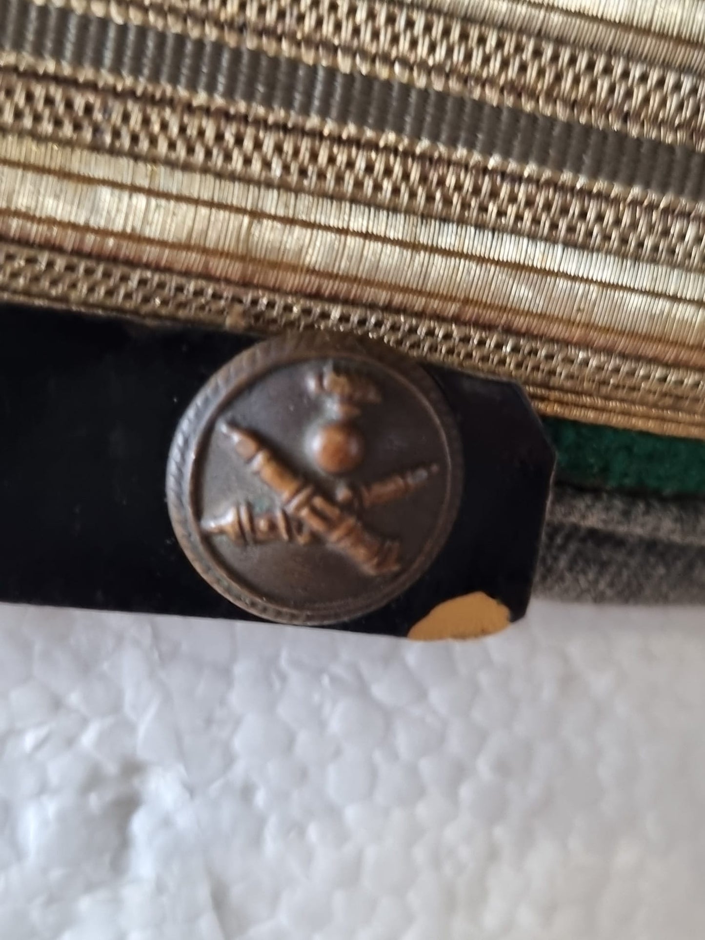 SOLD! WW2 Italian Captain’s Visor Cap to the 9th Guardia alla Frontiera Artillery Regiment (Border Guards)