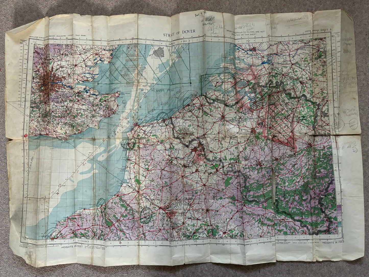 SOLD! Incredibly Special Logbook Set to a Mosquito Night Fighter, 604 Squadron, 2 Confirmed Kills, D-Day, Battle of the Bulge, First Night Fighter Squadron into Normandy