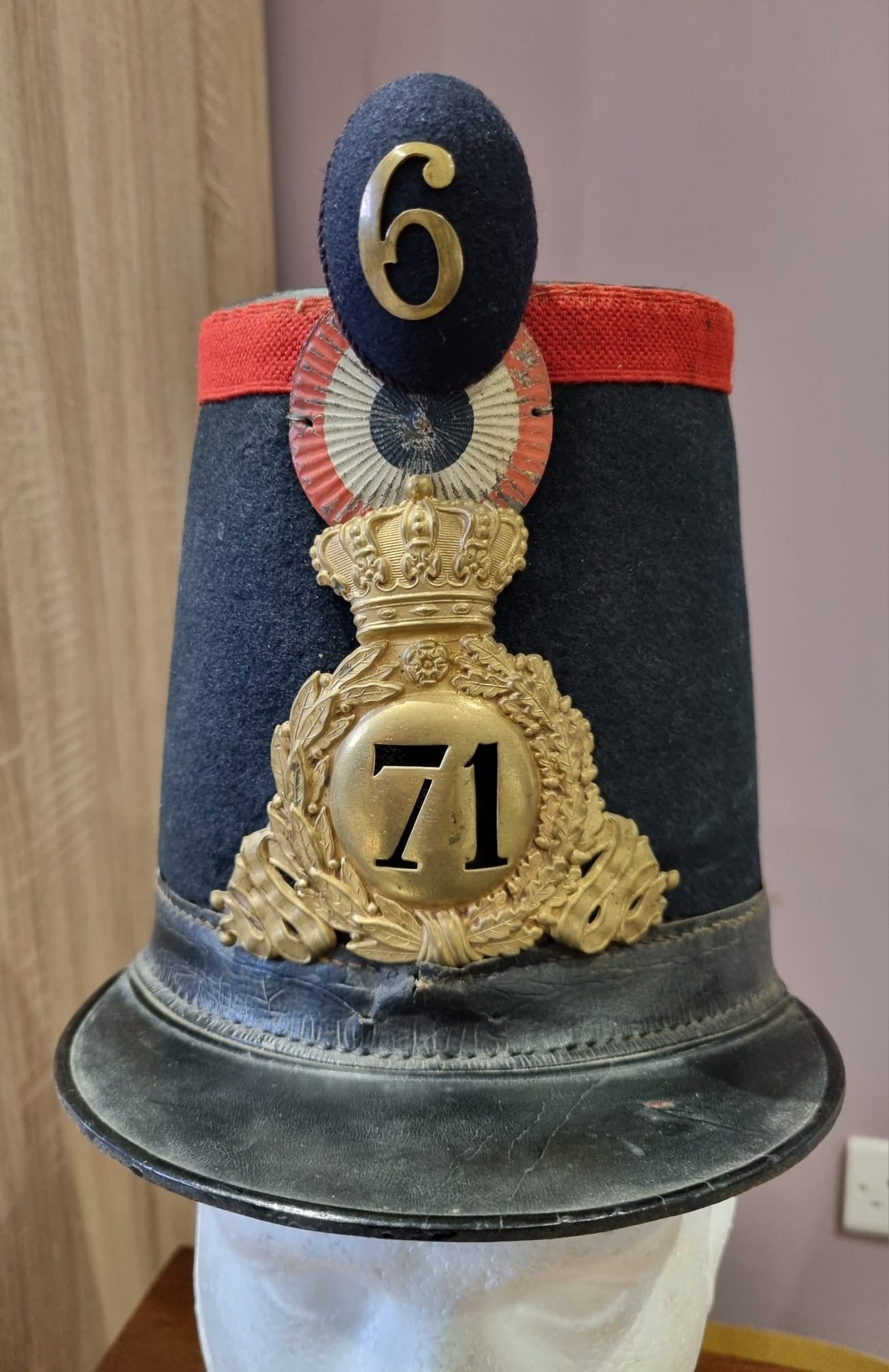 SOLD! July Monarchy M1845 French Army (Line Infantry) Shako